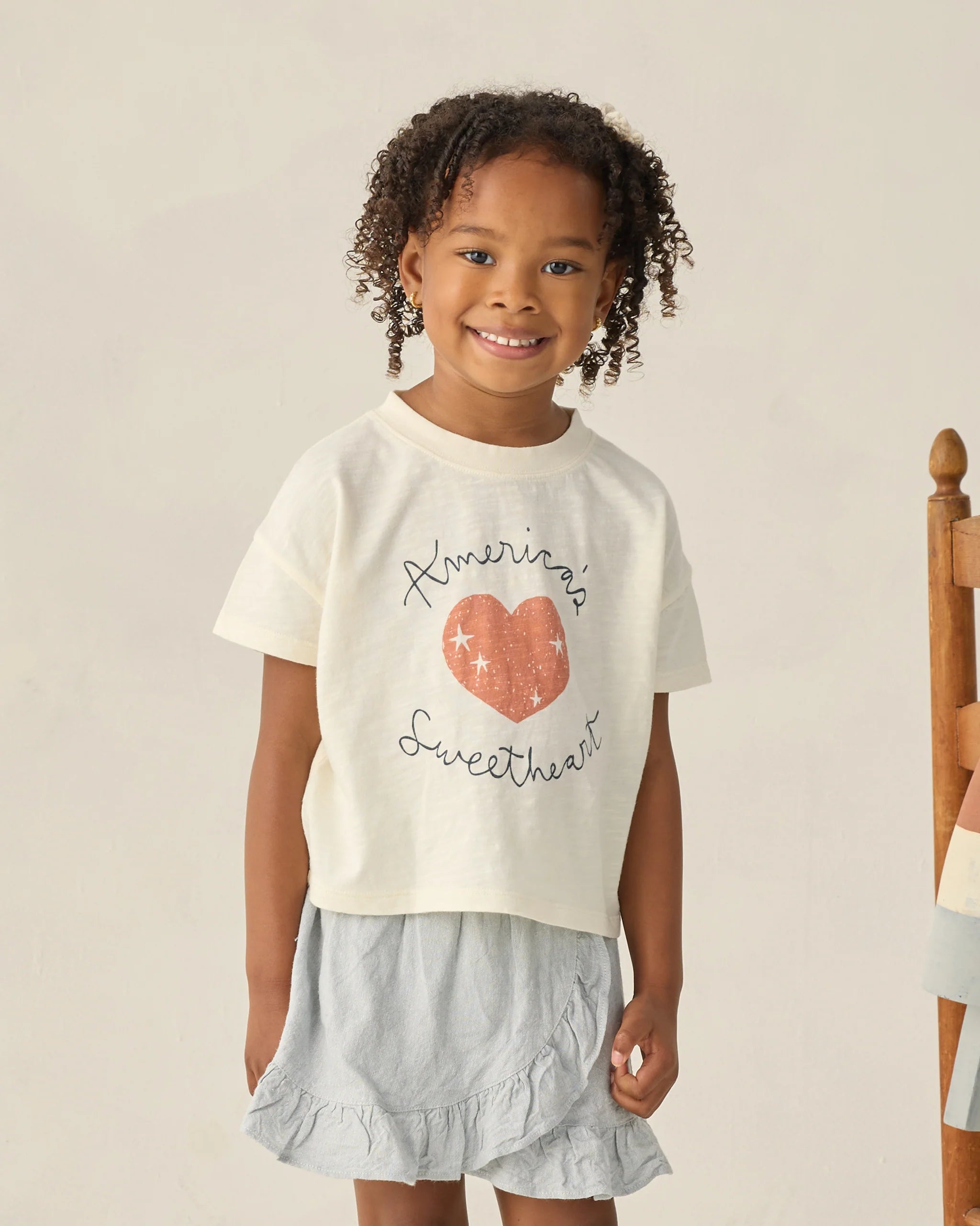 Rylee & Cru | Boxy Tee Americas Sweetheart | Vagabond | Apparel | Boutique