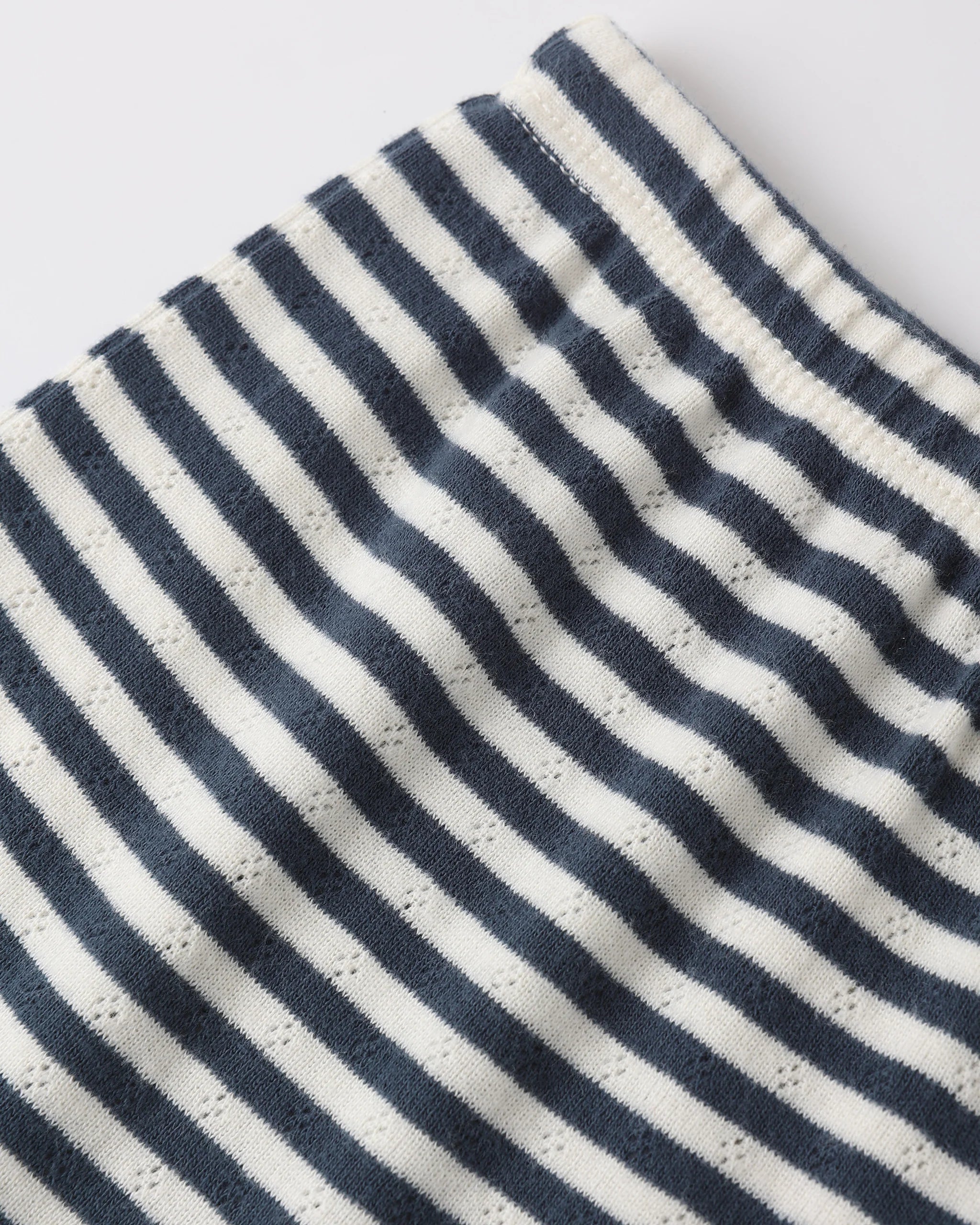 Rylee & Cru | Pointelle Shorts Navy Stripe | Swatch | Vagabond | Apparel | Boutique