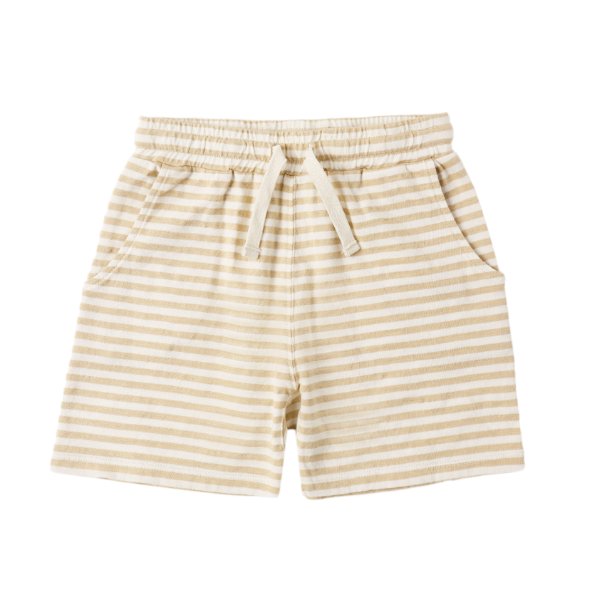 Rylee & Cru | Sam Short | Butterscotch Stripe | Vagabond | Apparel | Boutique