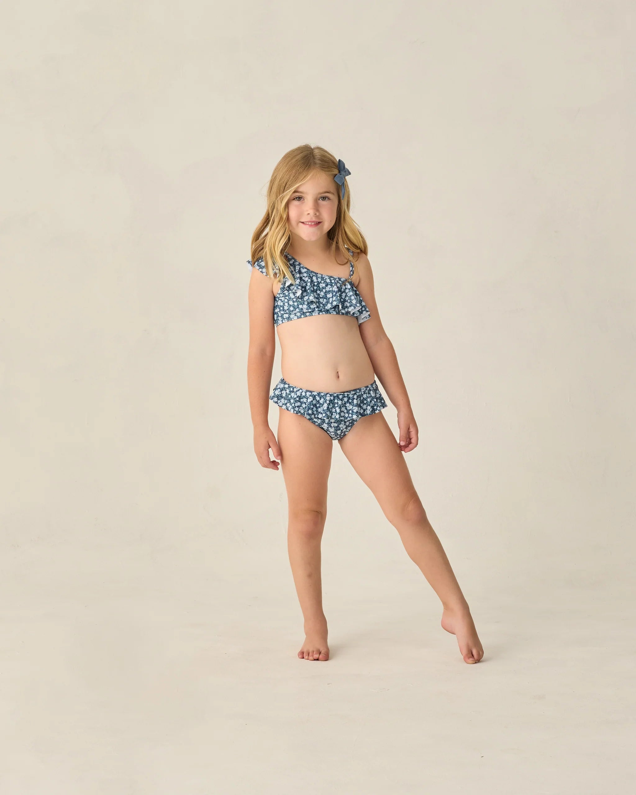 Rylee & Cru | Skirted Bikini Navy Floral | Vagabond | Apparel | Boutique