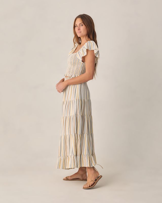 Rylee & Cru | Women Zayla Top Valencia Stripe | Side | Vagabond | Apparel | Boutique
