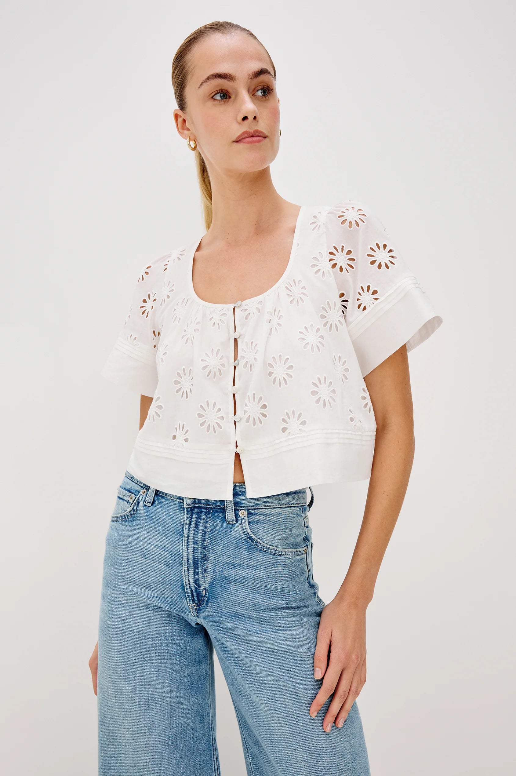 Rails | Bambina Top | White | Vagabond | Apparel | Boutique