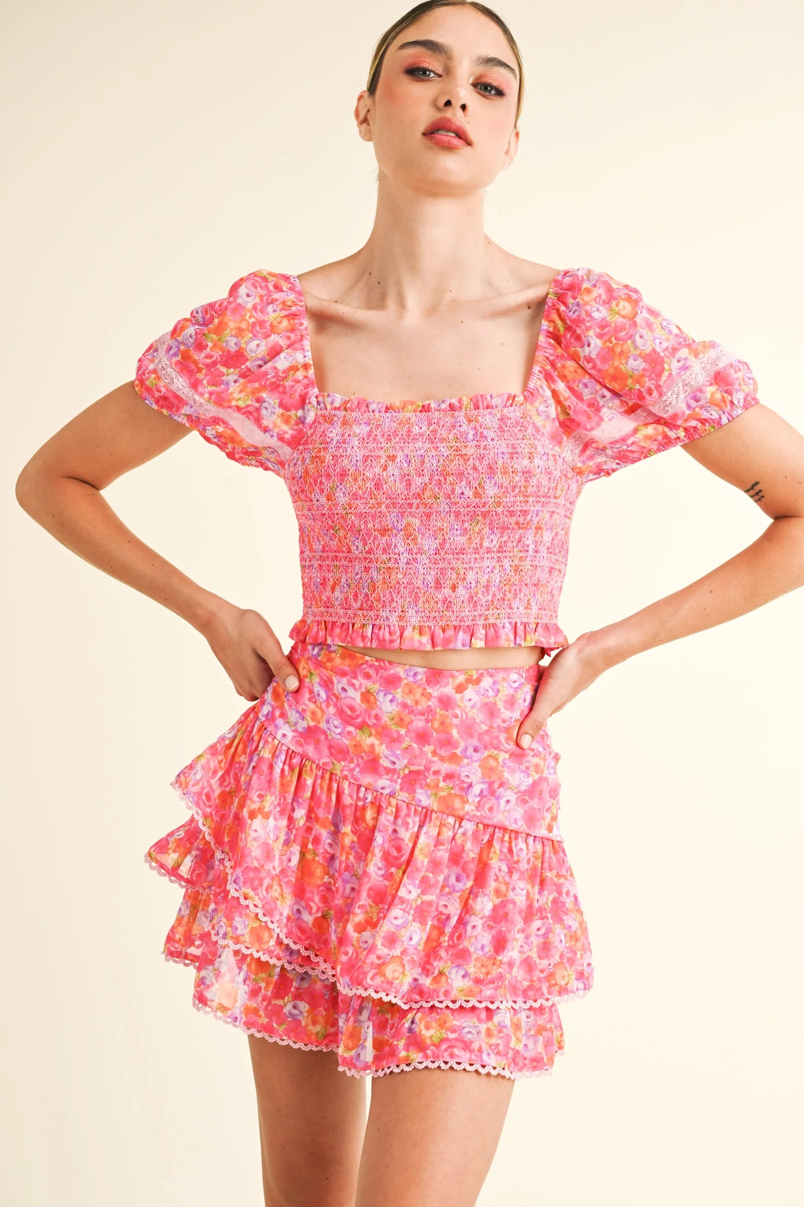 Reset | Isabel Skirt | Full | Model | Vagabond | Apparel | Boutique