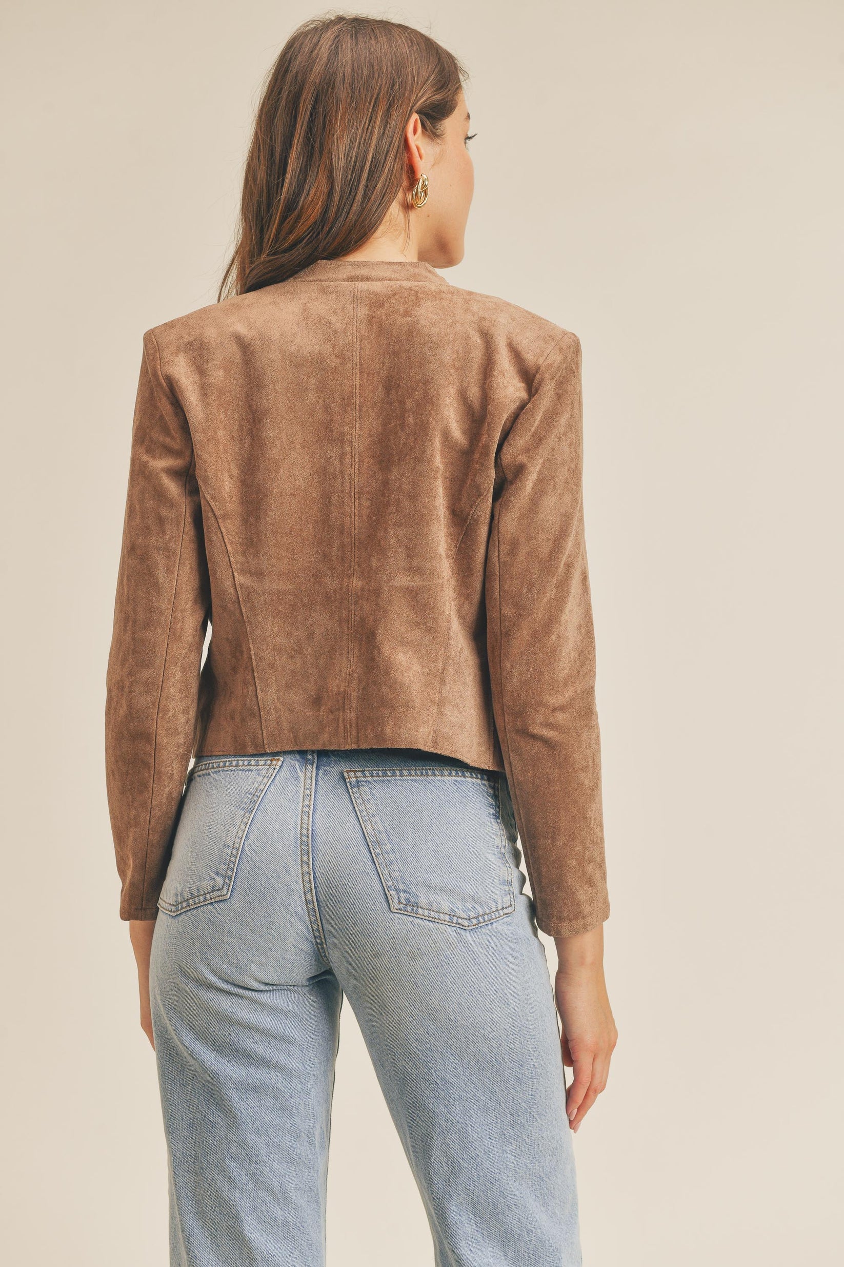 Reset | Madison Jacket | Brown | Back | Vagabond | Apparel | Boutique