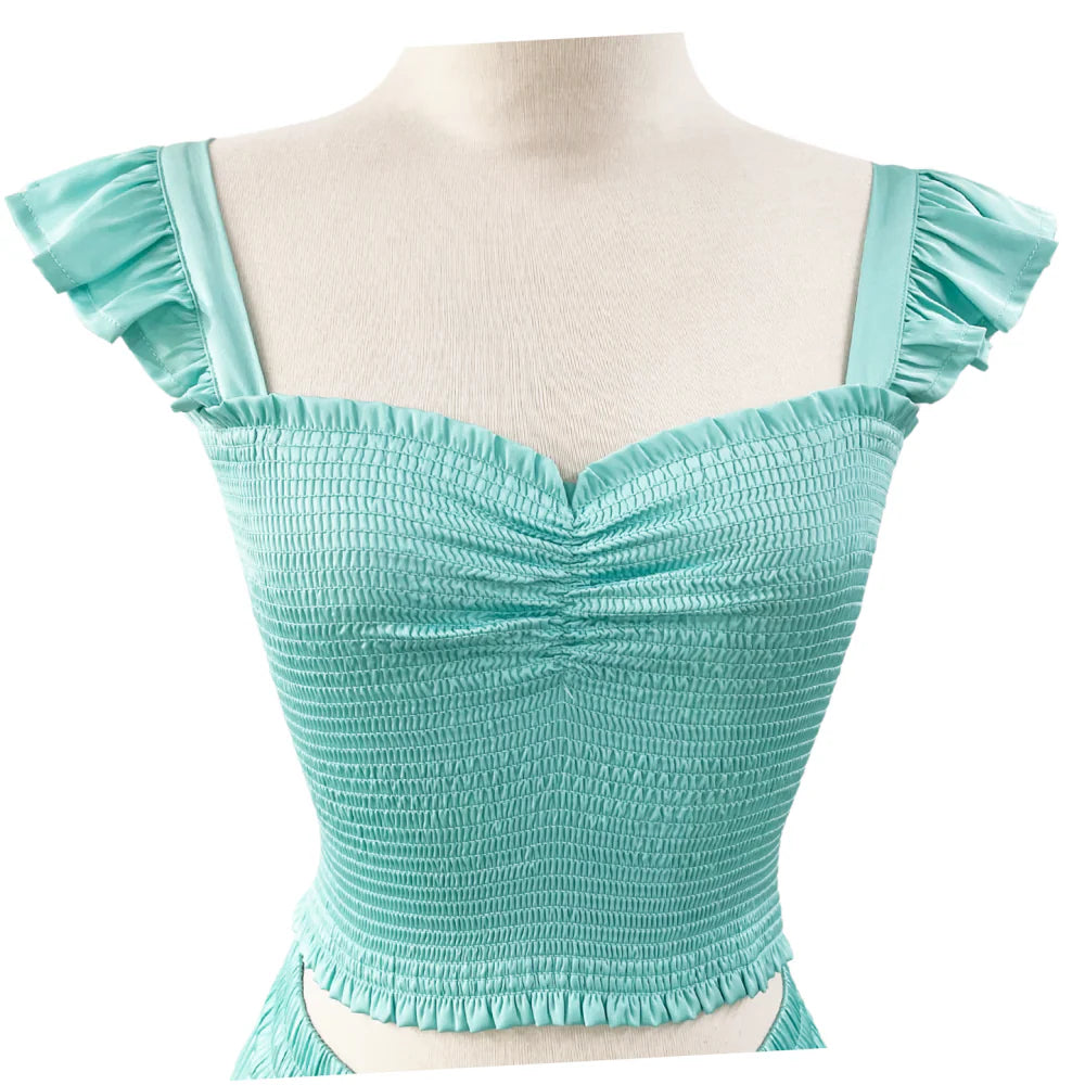 Reset | Liana Top | Aqua | Vagabond | Apparel | Boutique