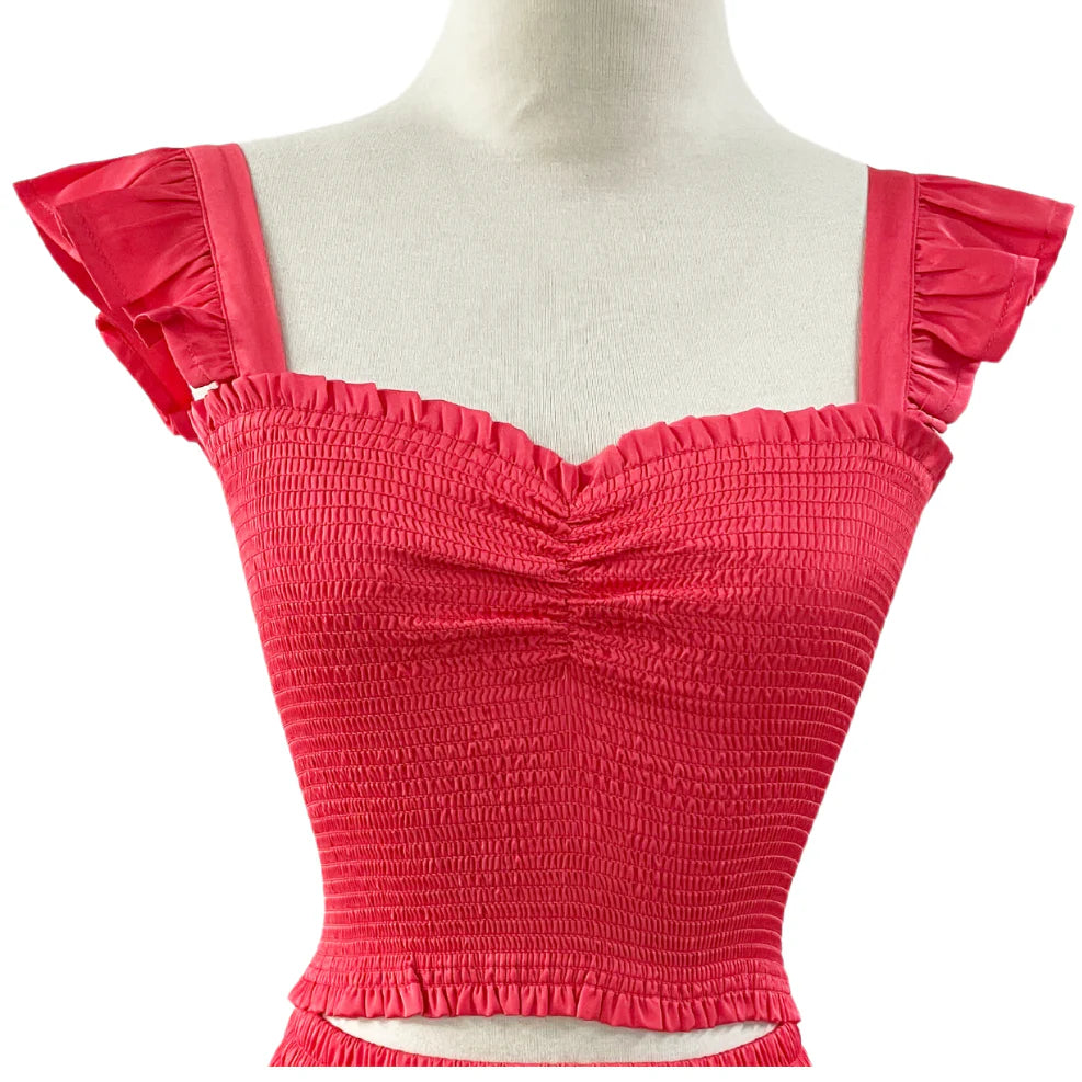 Reset | Liana Top | Fiery Rose | Vagabond | Apparel | Boutique