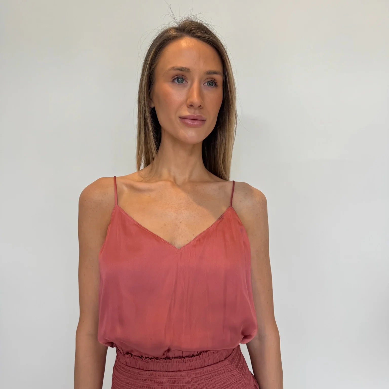 Reset | Silky Amore Top | Raspberry | Front | Vagabond | Apparel | Boutique