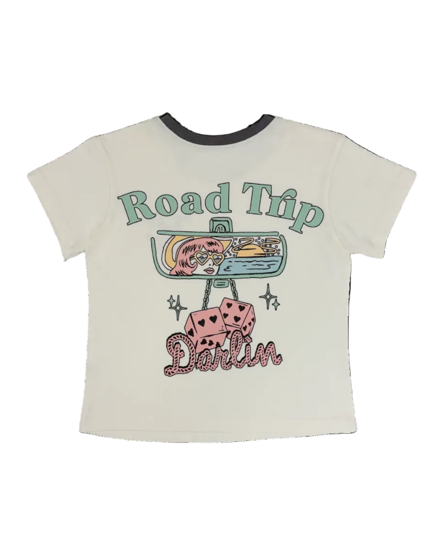 Tiny Whales | Road Trip Darlin Boxy Tee | Back | Vagabond | Apparel | Boutique
