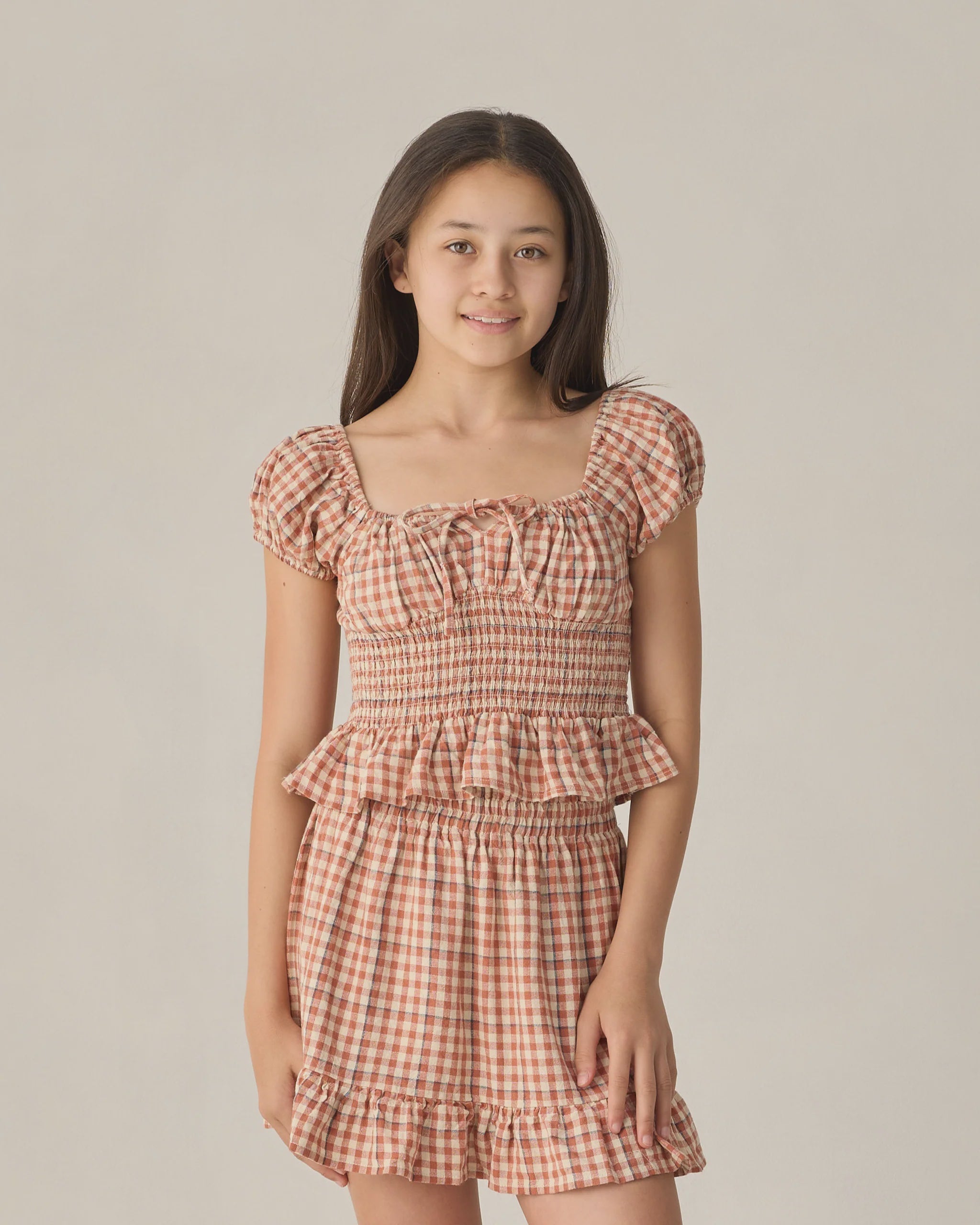 Rylee & Cru | Alex Top Poppy Gingham | Vagabond | Apparel | Boutique