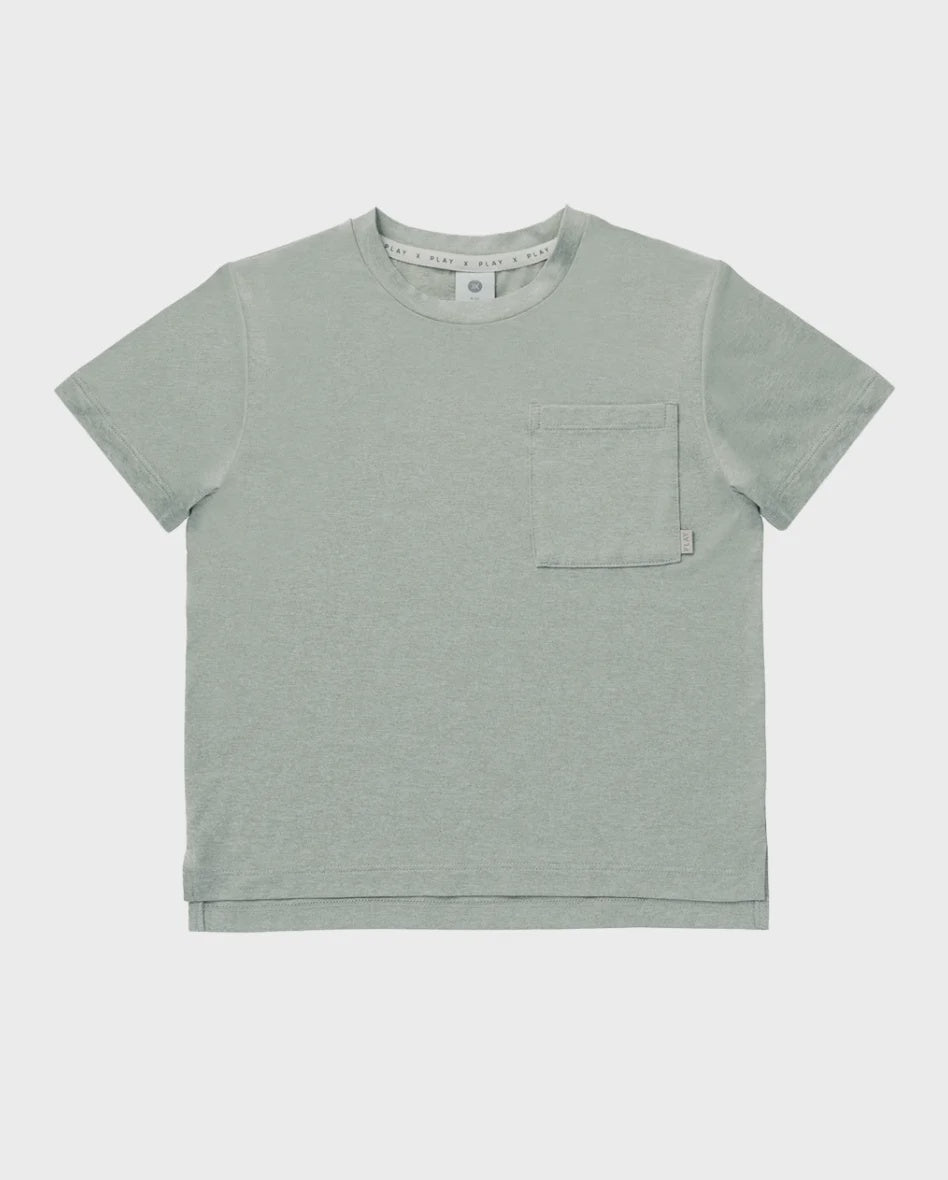 Rylee & Cru | Cove Essential Pocket Tee Sea Green | Stock | Vagabond | Apparel | Boutique