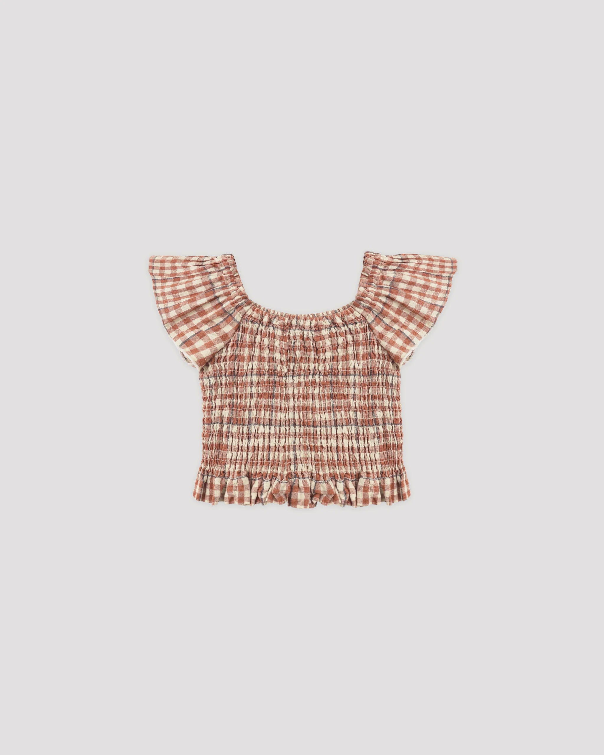 Rylee & Cru | Zayla Top Poppy Gingham | Top | Vagabond | Apparel | Boutique