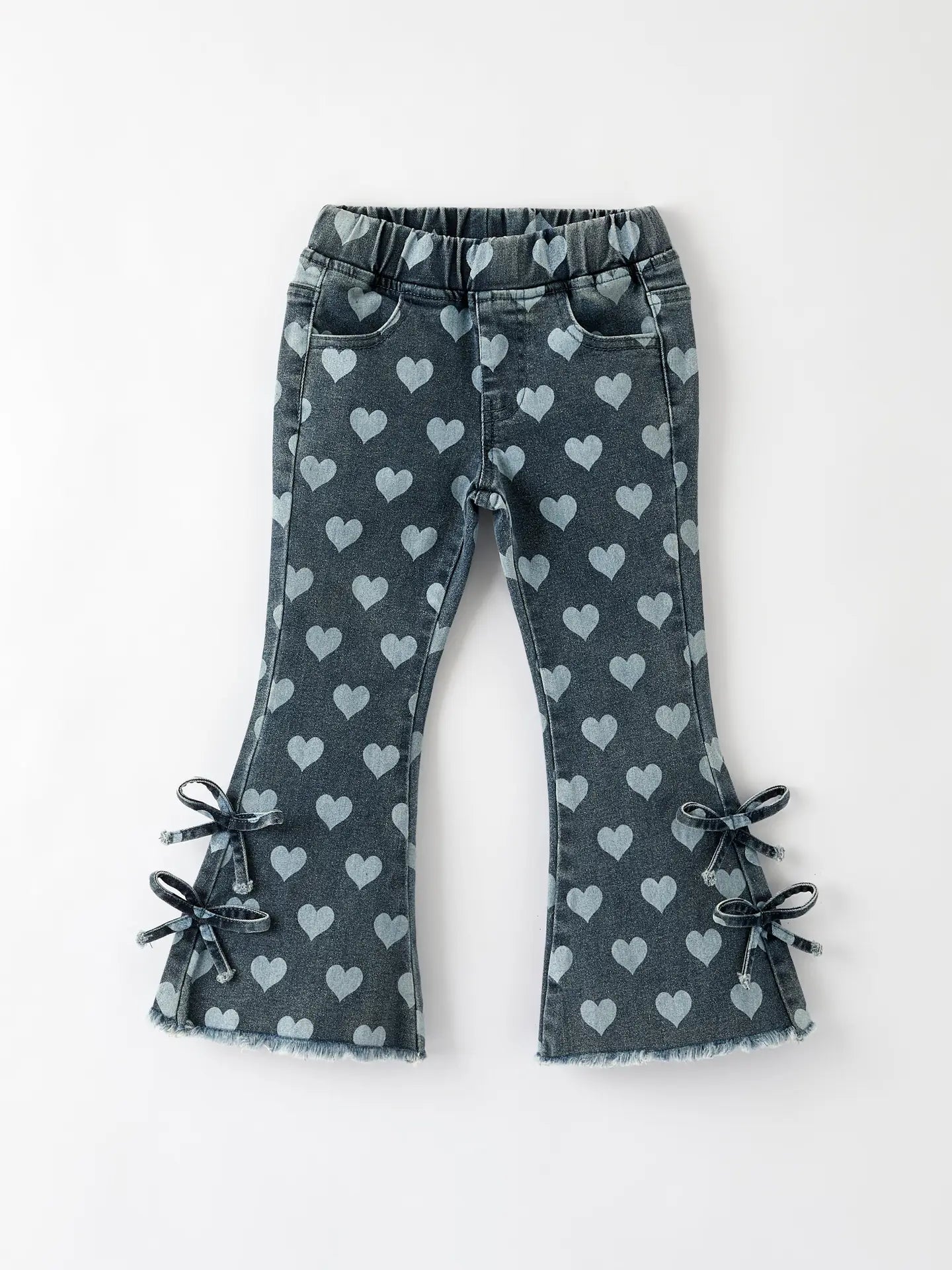 Rylee Faith Designs | Heart Print Bell Bottoms | Vagabond | Apparel | Boutique