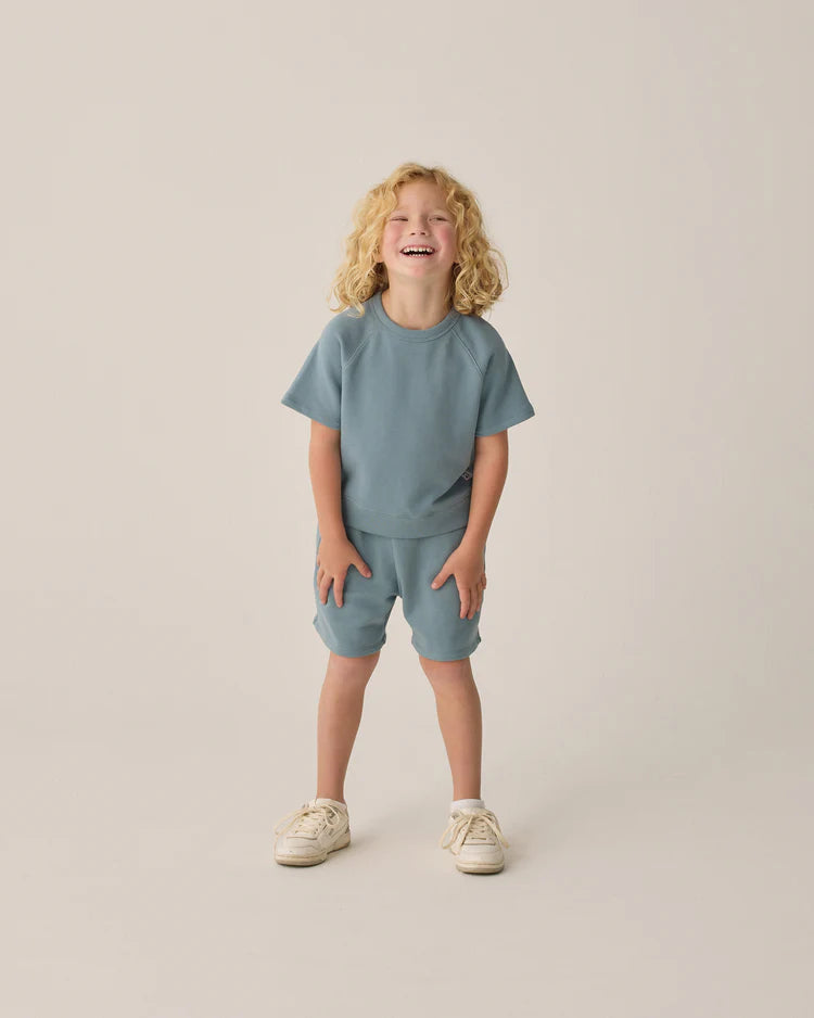 Rylee | Cru | Boxing | Short | Ocean | Blue | Vagabond | Apparel | Boutique