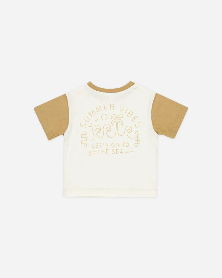 Rylee & Cru Contrast Tee Summer Vibe | Vagabond Apparel Boutique