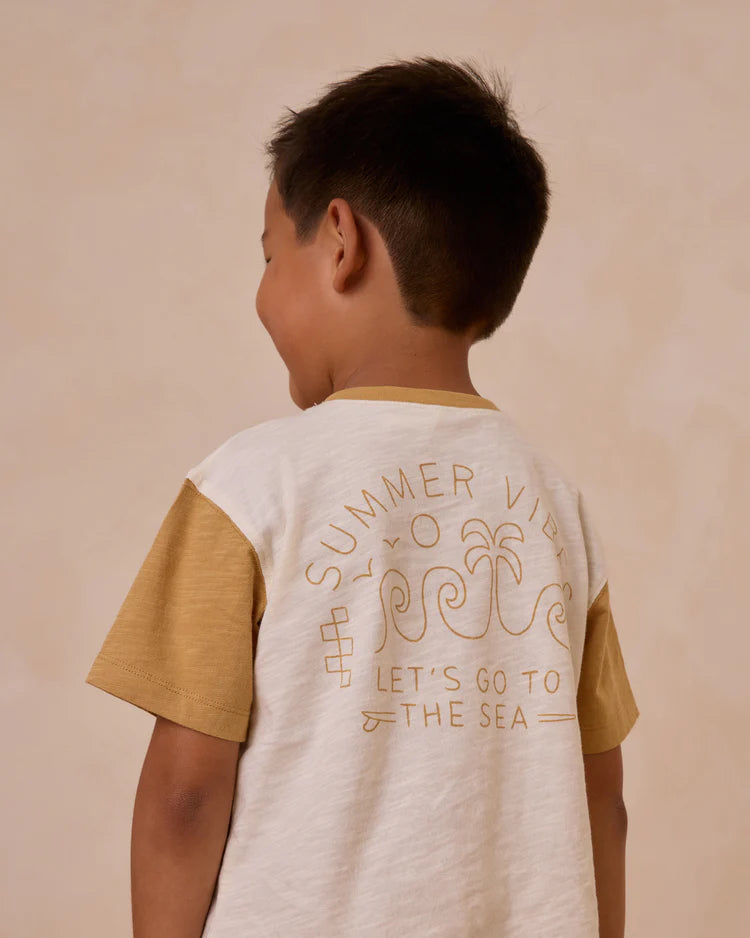 Rylee & Cru Contrast Tee Summer Vibe | Vagabond Apparel Boutique
