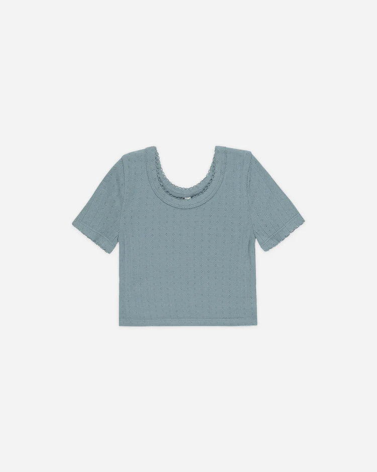 Rylee & Cru Pointelle Tee | Vagabond Apparel Boutique