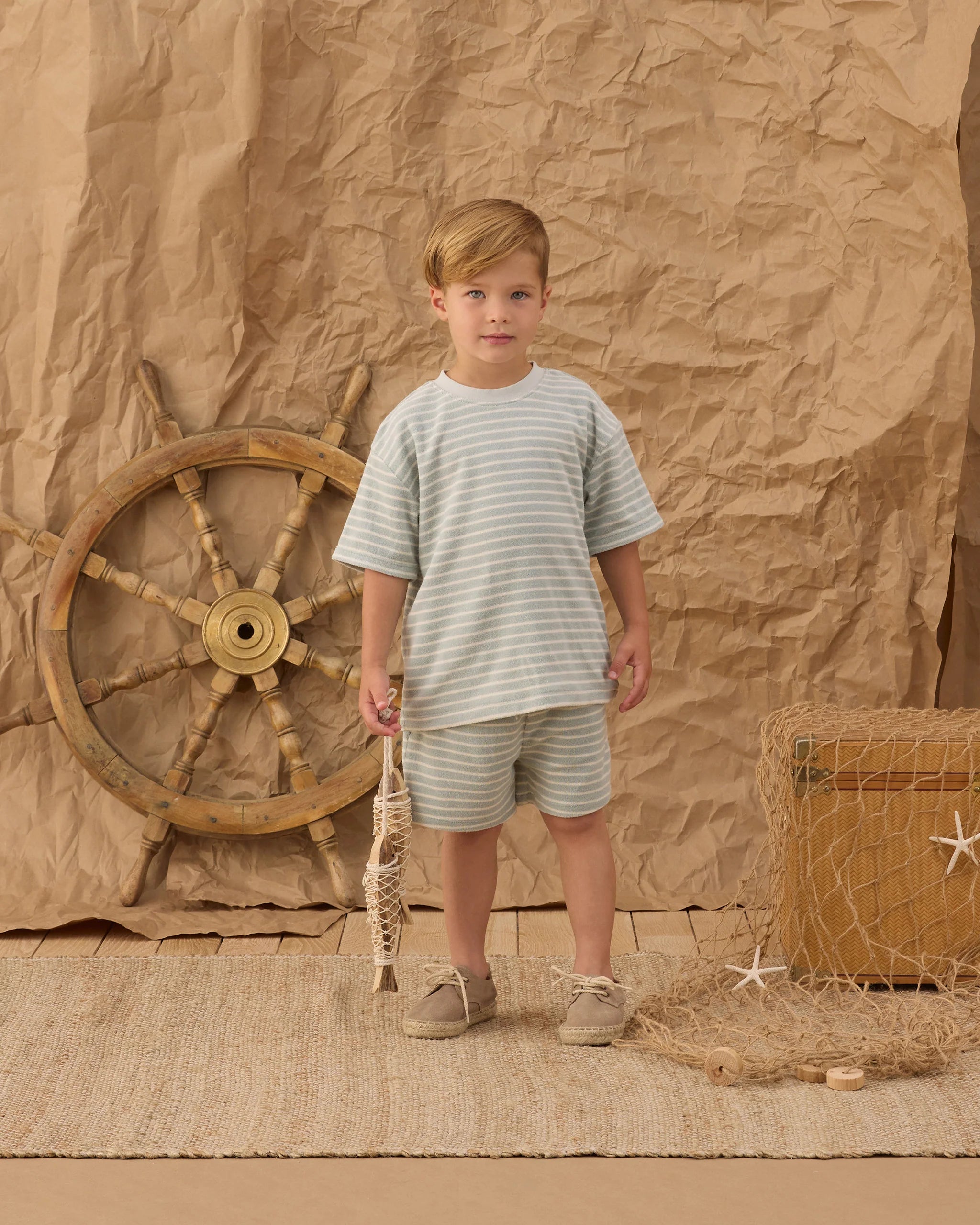 Rylee & Cru | Terry Relaxed Tee| Seafoam | Vagabond | Apparel | Boutique