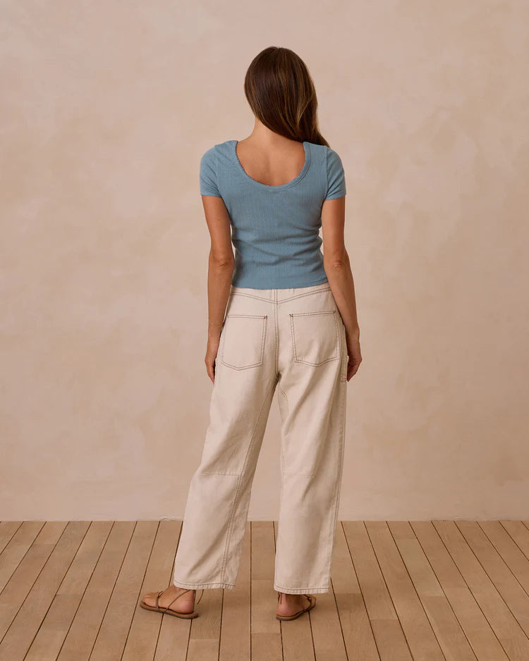 Rylee & Cru Women Pointelle Tee | Vagabond Apparel Boutique