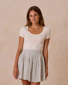 Rylee & Cru Women Pointelle Tee |
