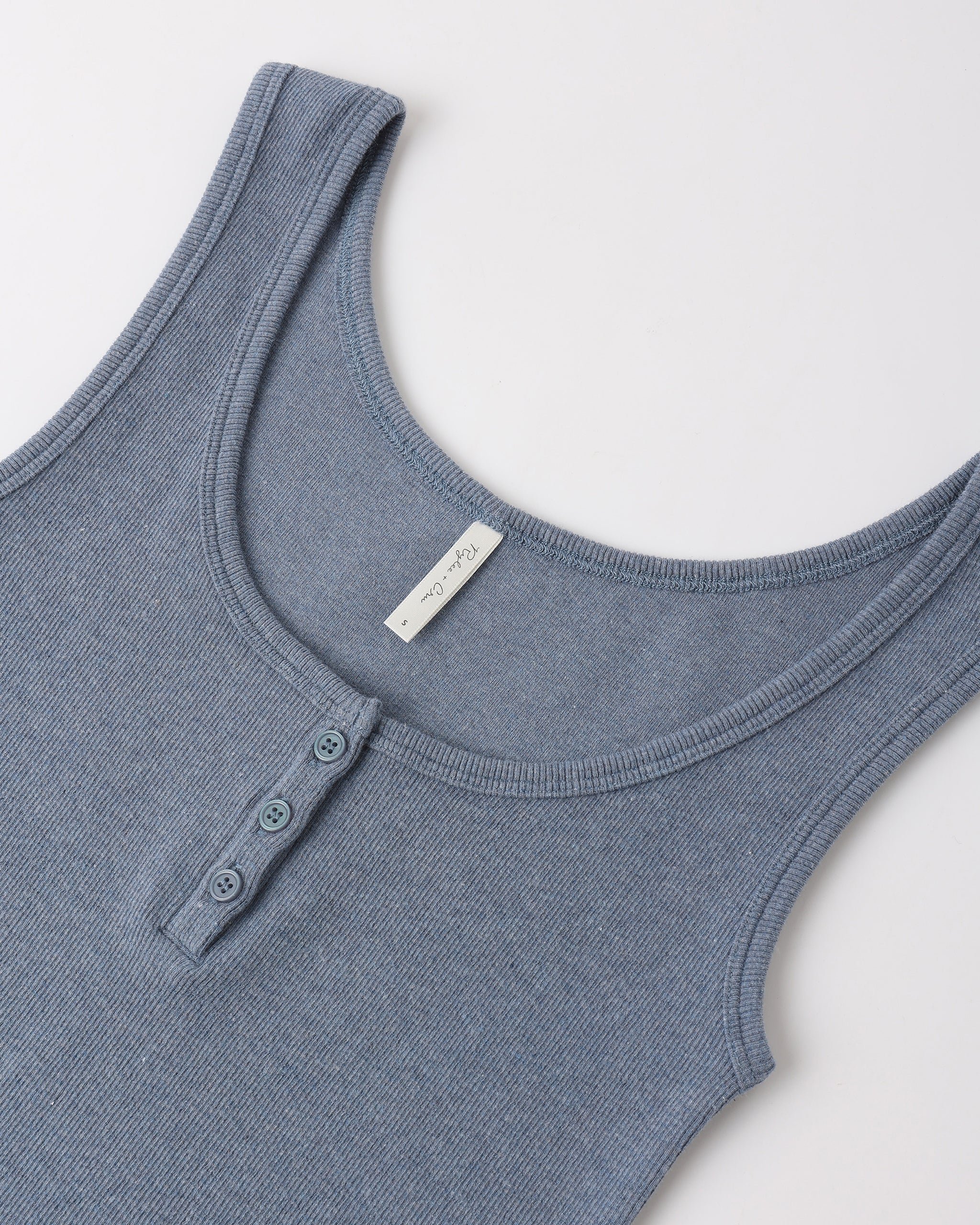 Rylee & Cru Women | Ribbed Tank Marine | Swatch | Vagabond | Apparel | Boutique