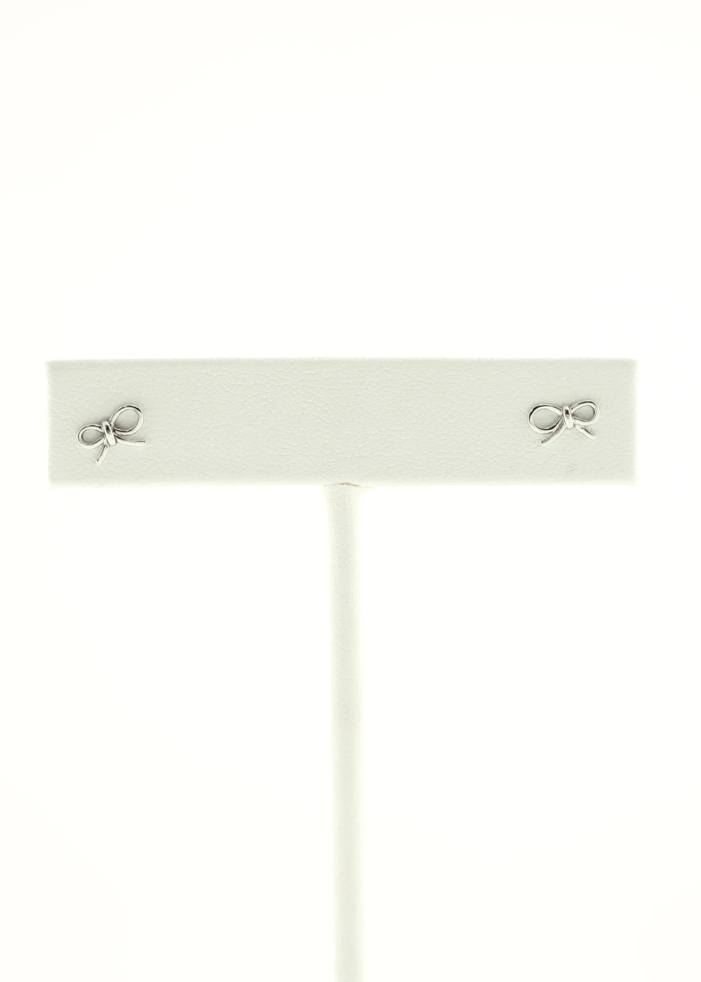 Silver Girl Bow Post | Vagabond Apparel Boutique