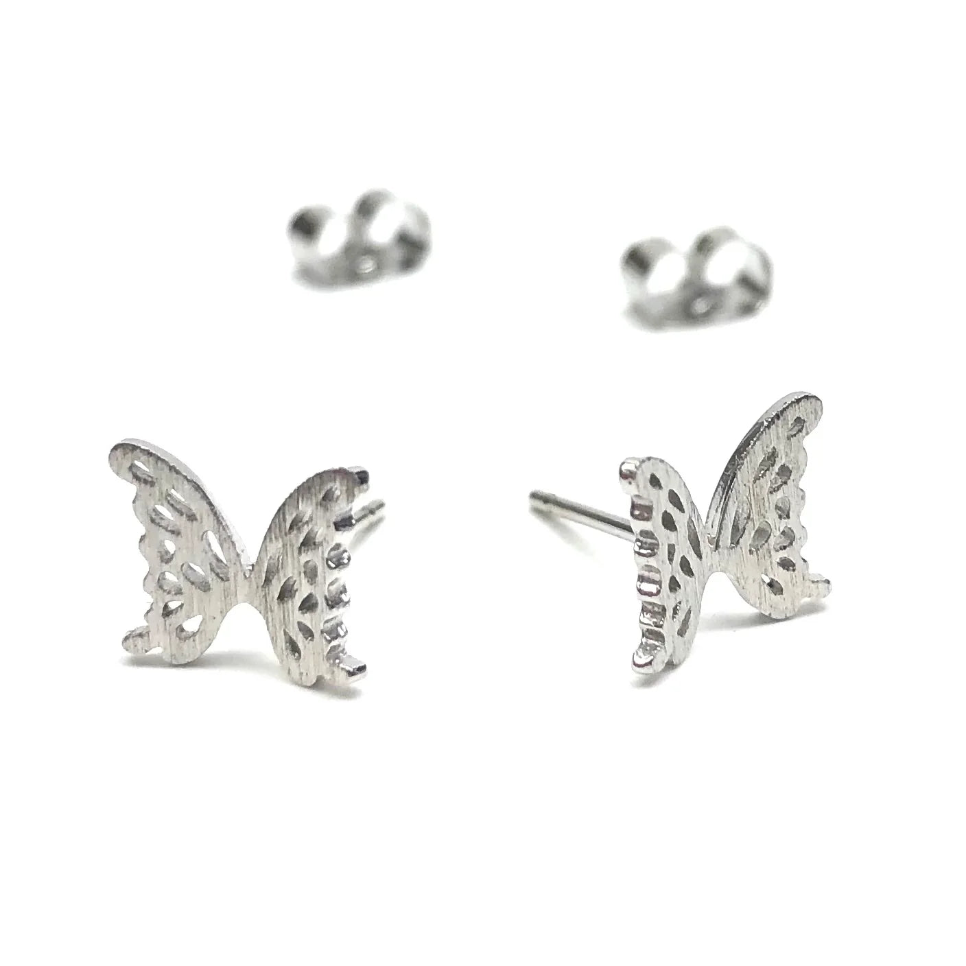 Silver Girl Butterfly Post | Vagabond Apparel Boutique