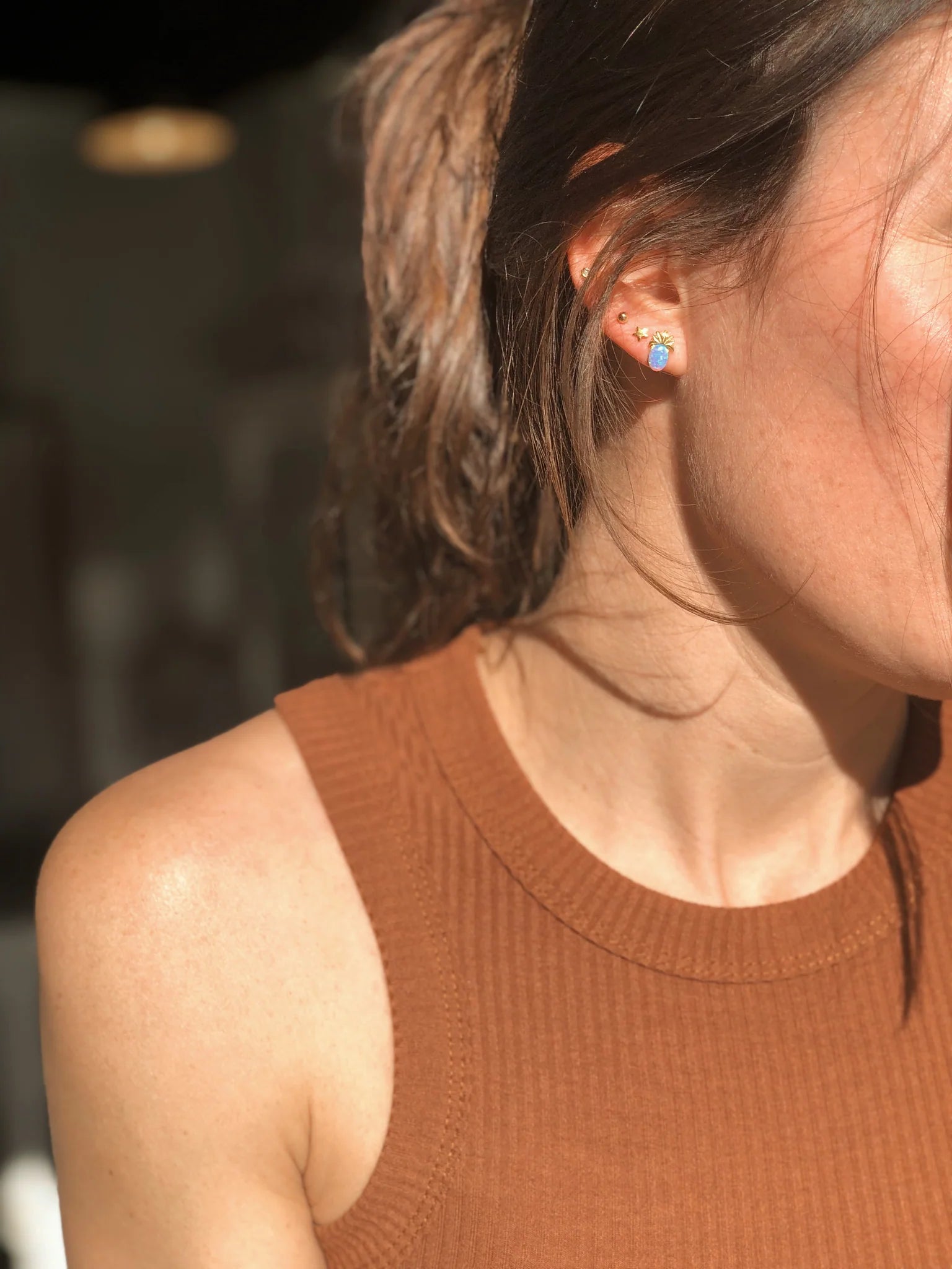 Silver Girl Tiny Star Post | Vagabond Apparel Boutique