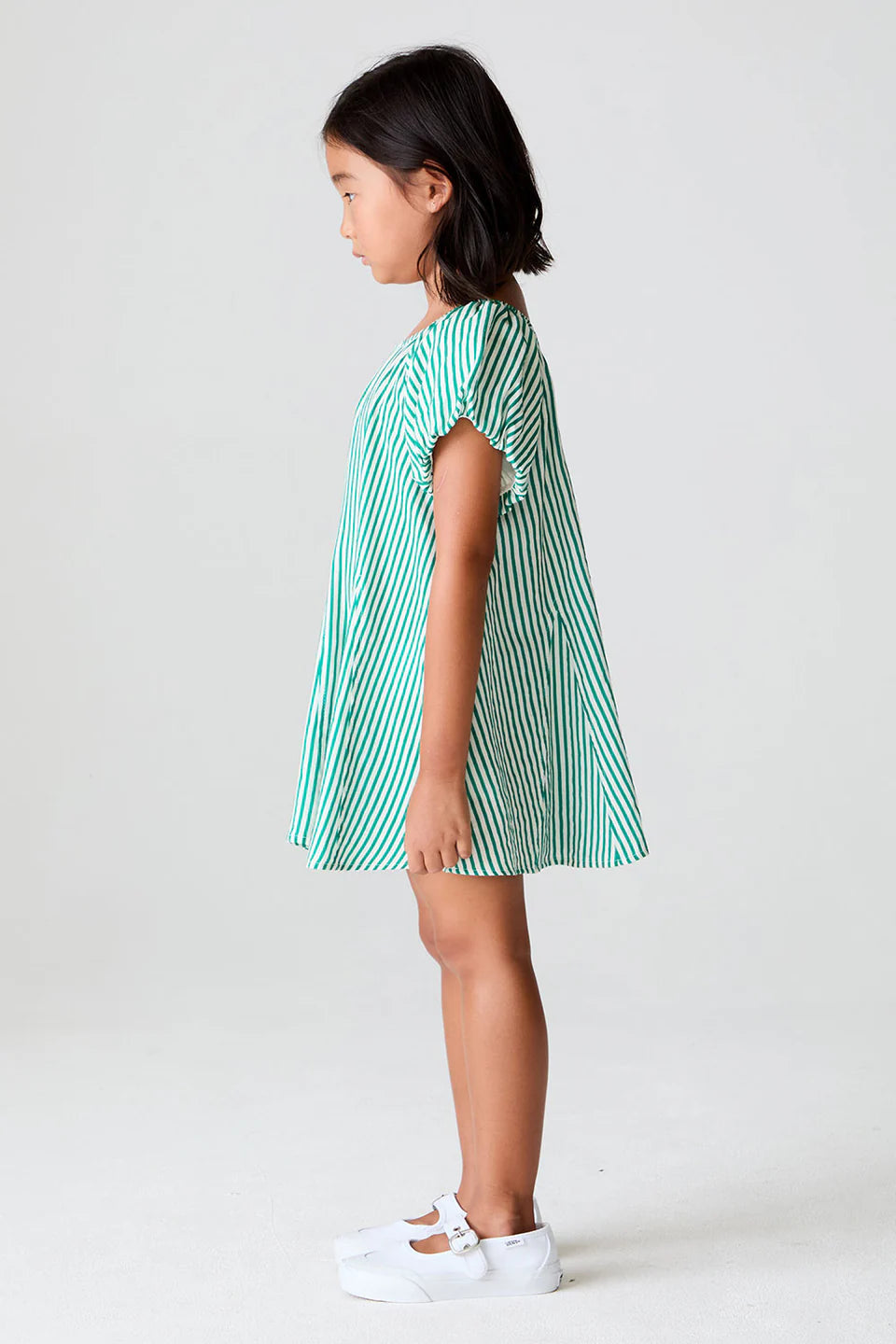 Saltwater Luxe | Kid Maggy Mini Dress | Side | Vagabond | Apparel | Boutique