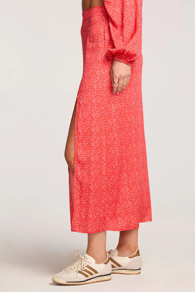 Saltwater Luxe | Narissa Midi Skirt | Side | Vagabond | Apparel | Boutique