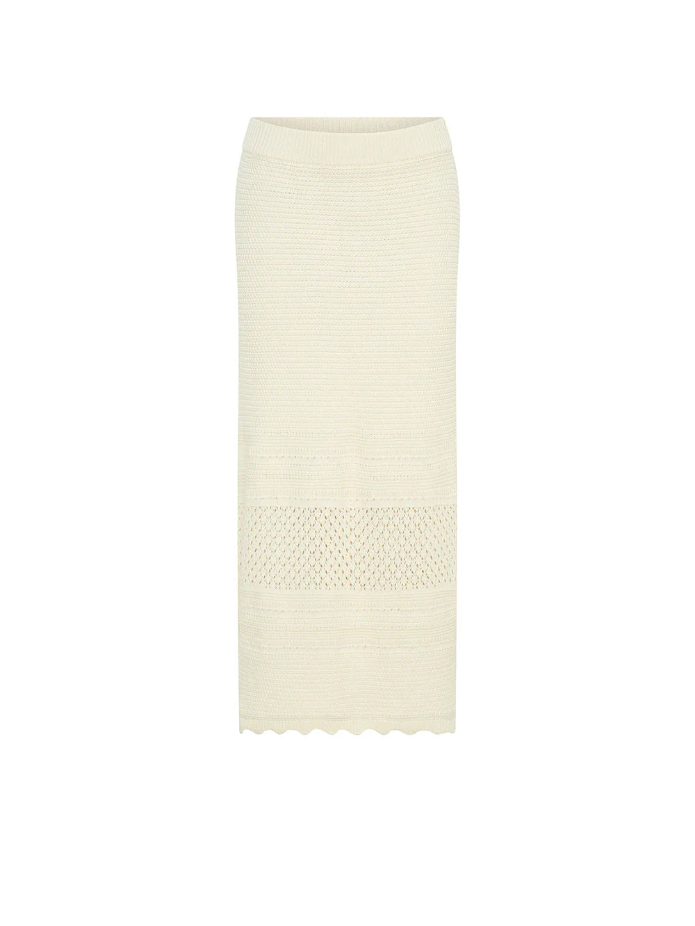 Kivari Sabela Knit Skirt Cream | Vagabond Apparel Boutique