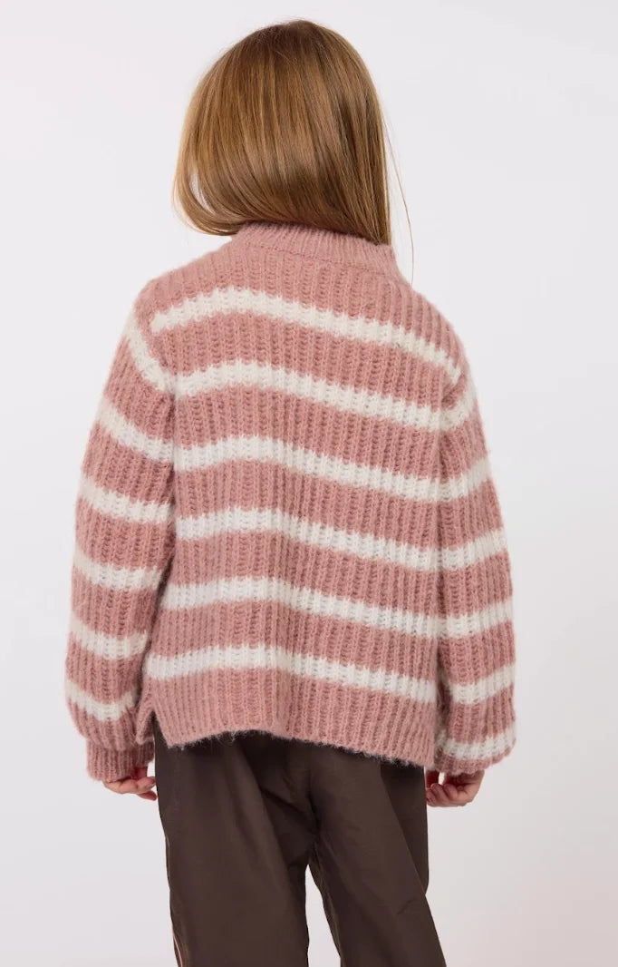 Sadie & Sage | Aki High Neck Striped Sweater | Vagabond | Apparel | Boutique