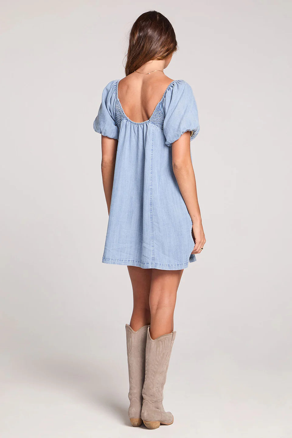 Saltwater Luxe | Seymore Mini Dress | Back | Vagabond | Apparel | Boutique
