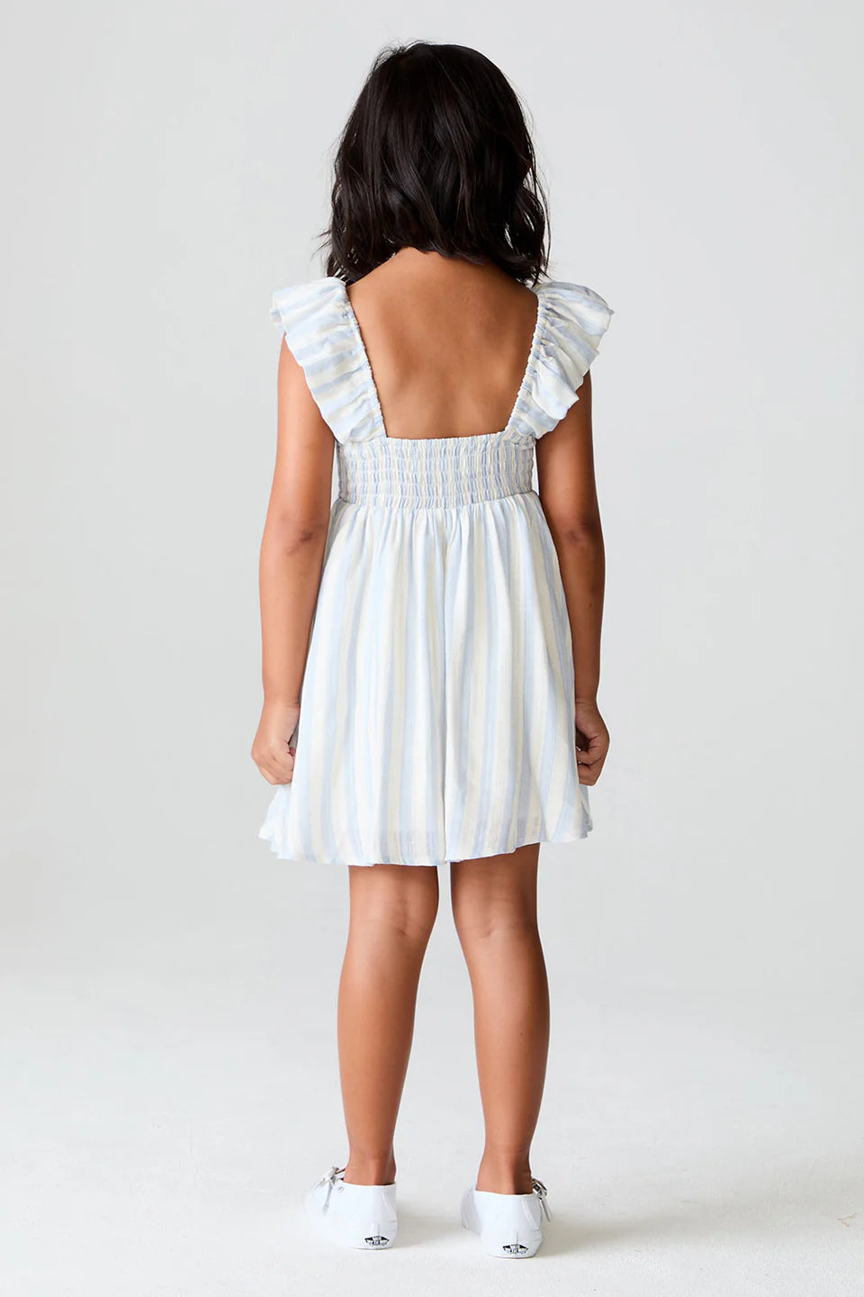 Saltwater Luxe Kid | Short Sleeve Mini Dress | Back | Vagabond | Apparel | Boutique