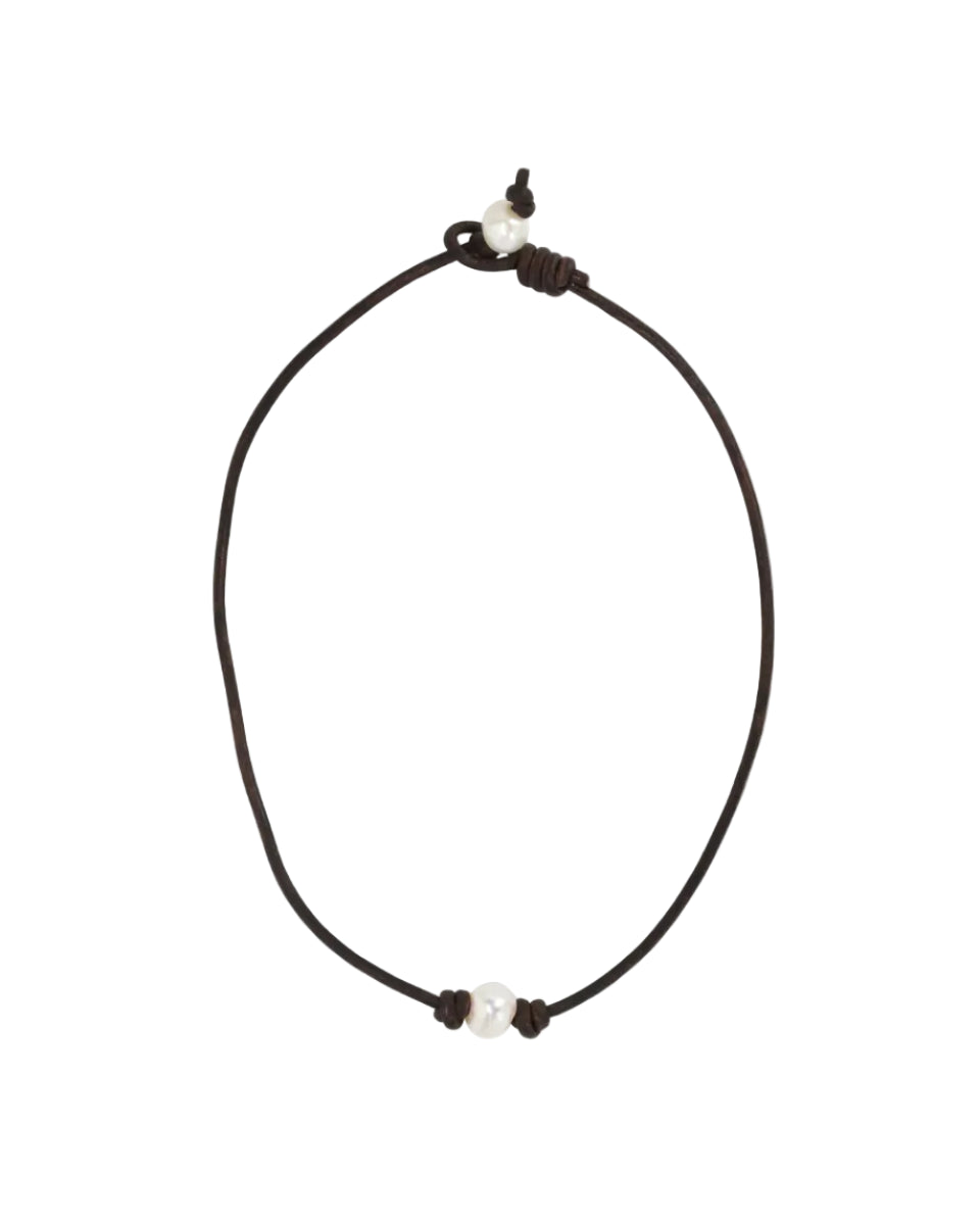 Sea Lustre | Mini Freshwater Pearl Surfer Necklace | Vagabond | Apparel | Boutique