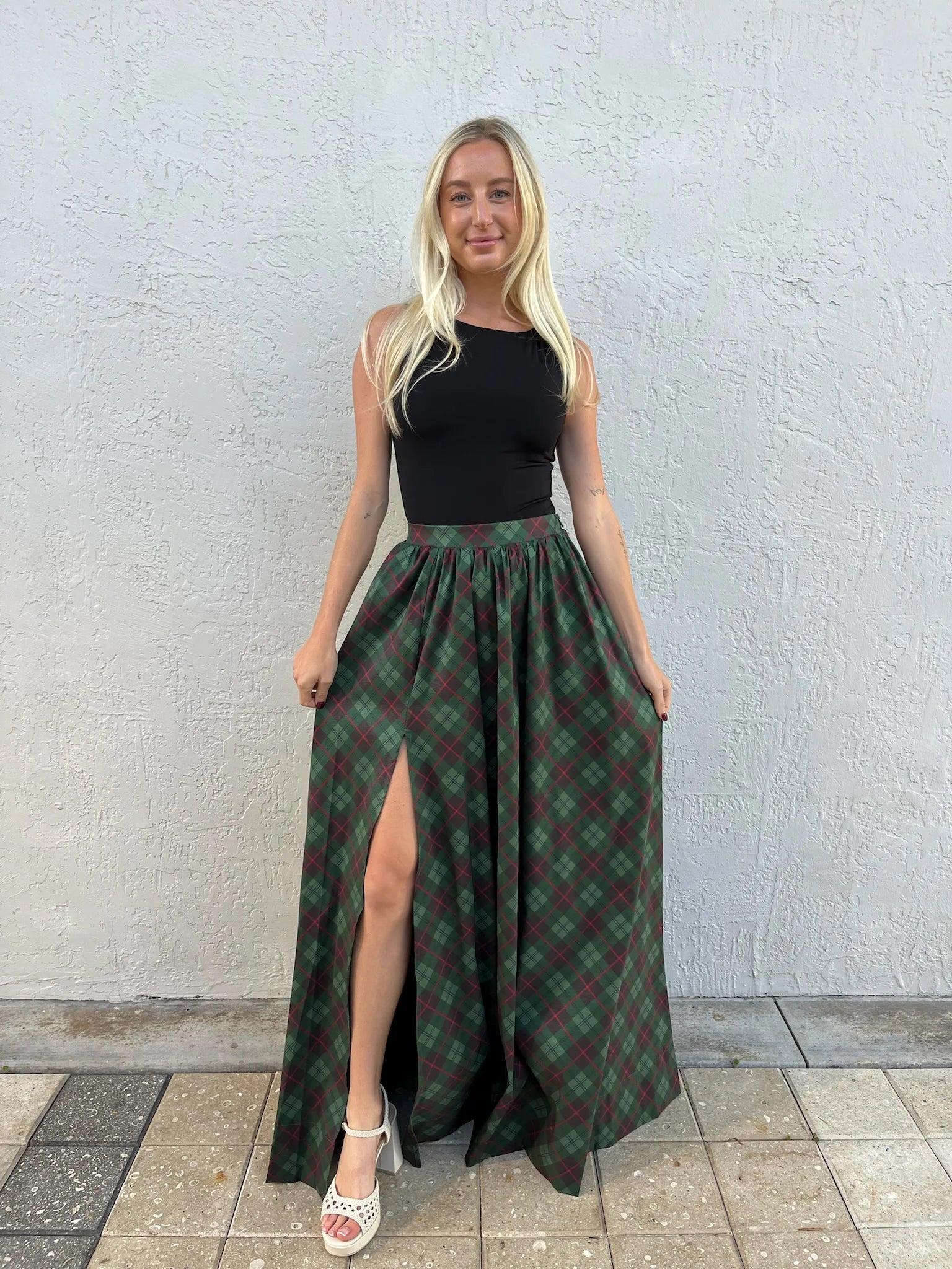 Show Me Your Mumu | Monroe Maxi Skirt | Model | Front | Vagabond | Apparel | Boutique