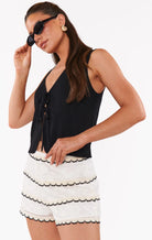 Show Me Your Mumu | Time Out Tie Top | Side | Vagabond | Apparel | Boutique
