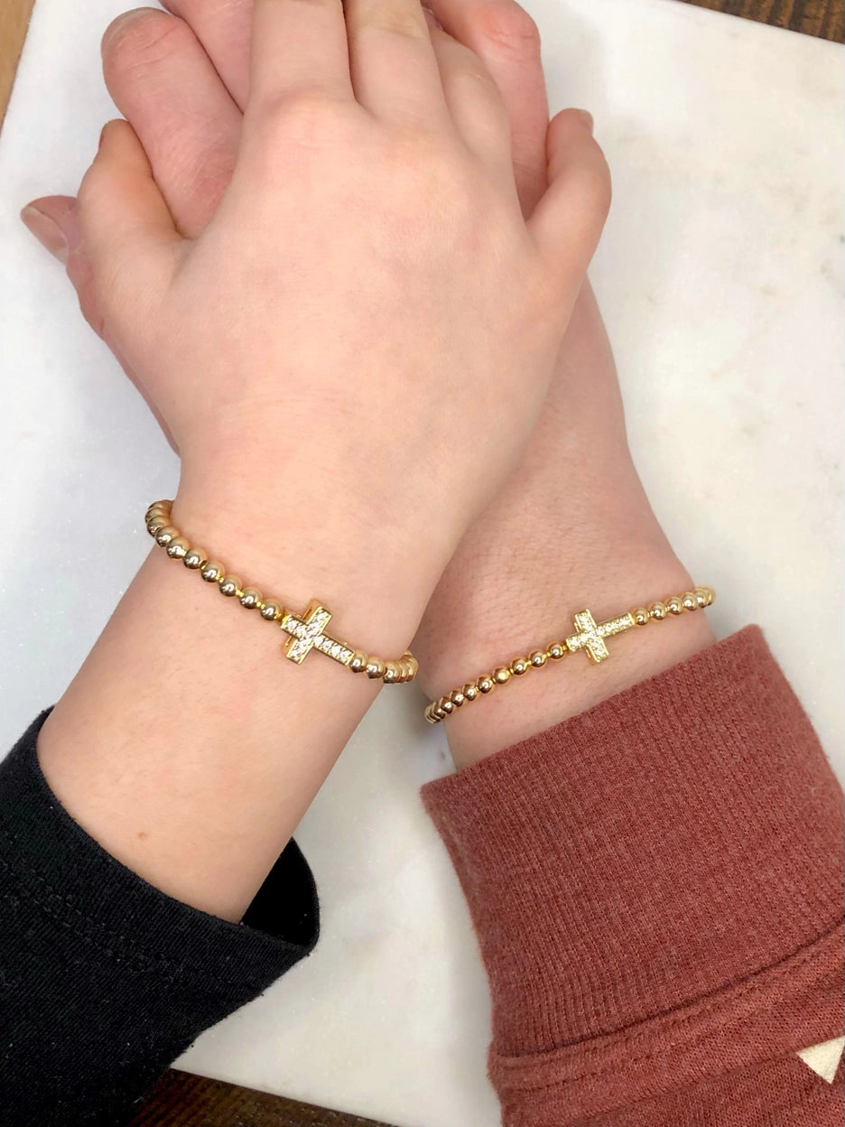 Simply Stated NY | Mother Daughter Cross Bracelets | Vagabond | Apparel | Boutique