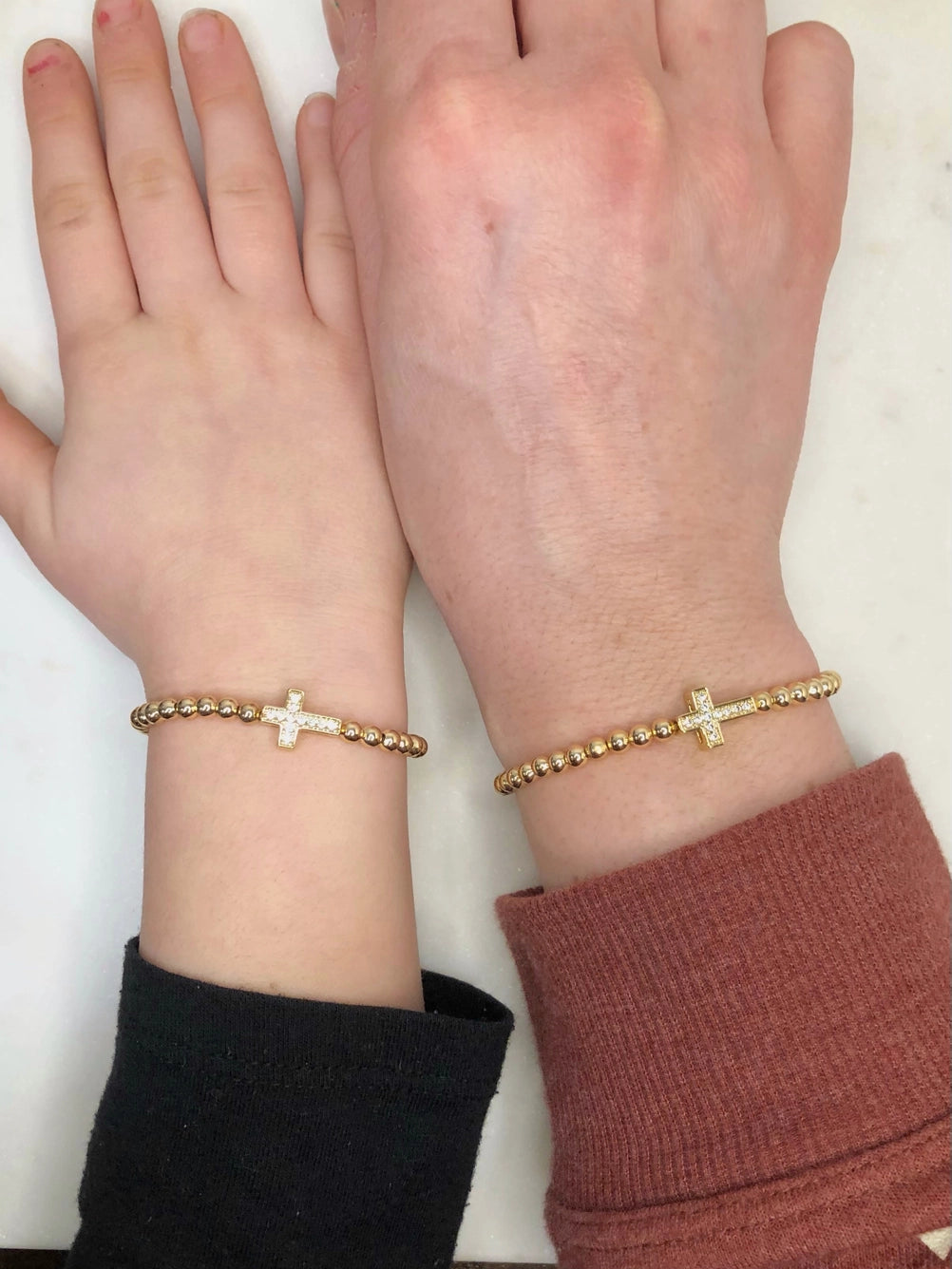 Simply Stated NY | Mother Daughter Cross Bracelets | Vagabond | Apparel | Boutique