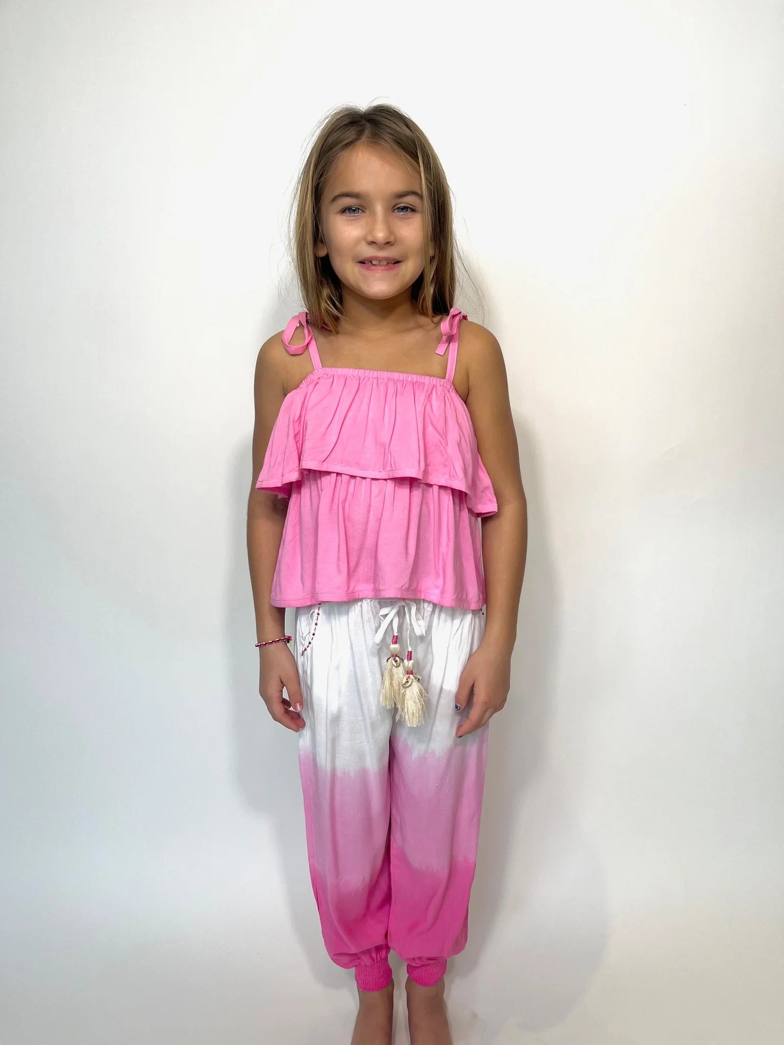 Skemo Kid | Solid Tie Top | Front | Vagabond | Apparel | Boutique