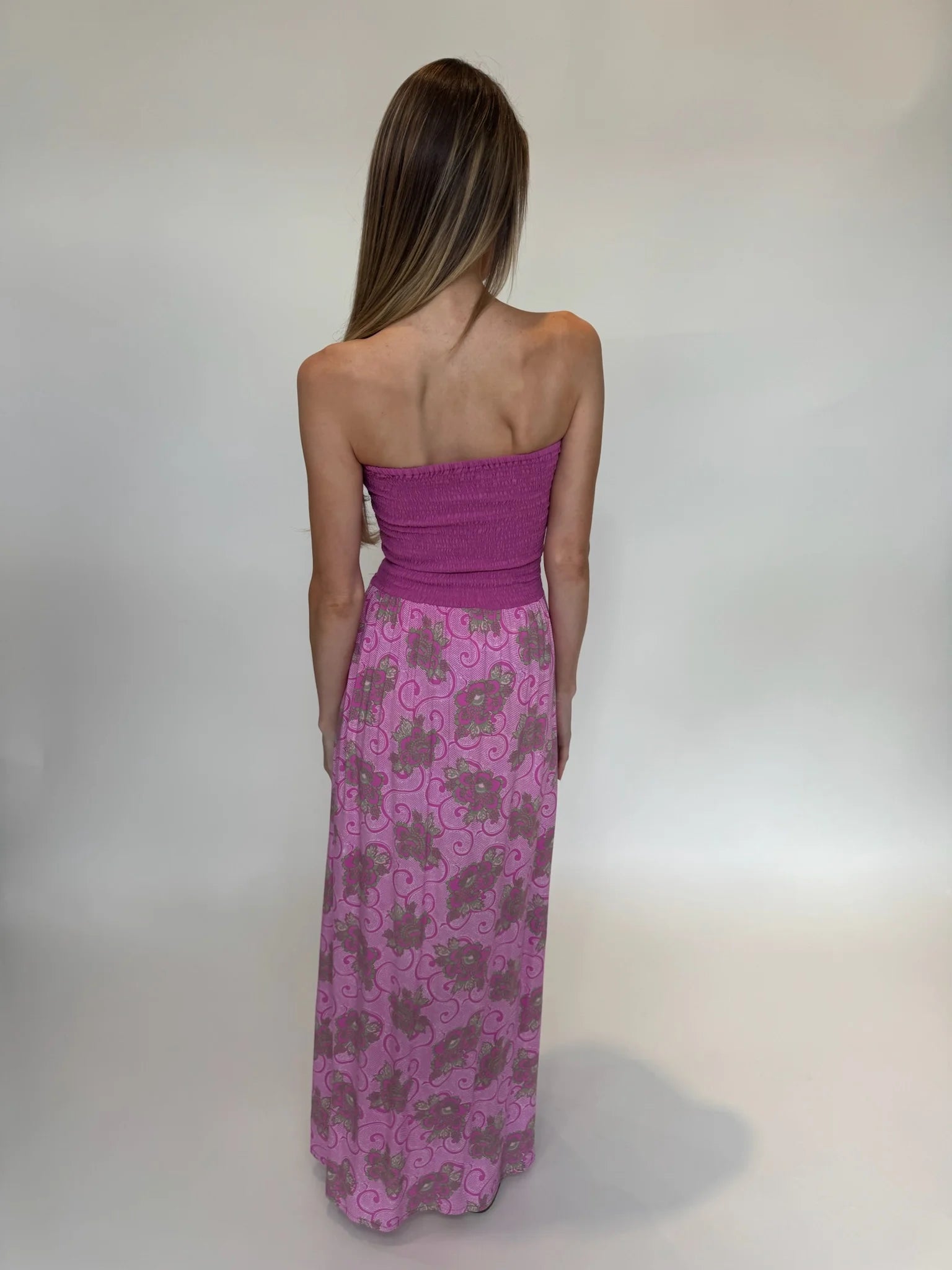 Skemo | Batik Maxi Long Dress | Back | Vagabond | Apparel | Boutique
