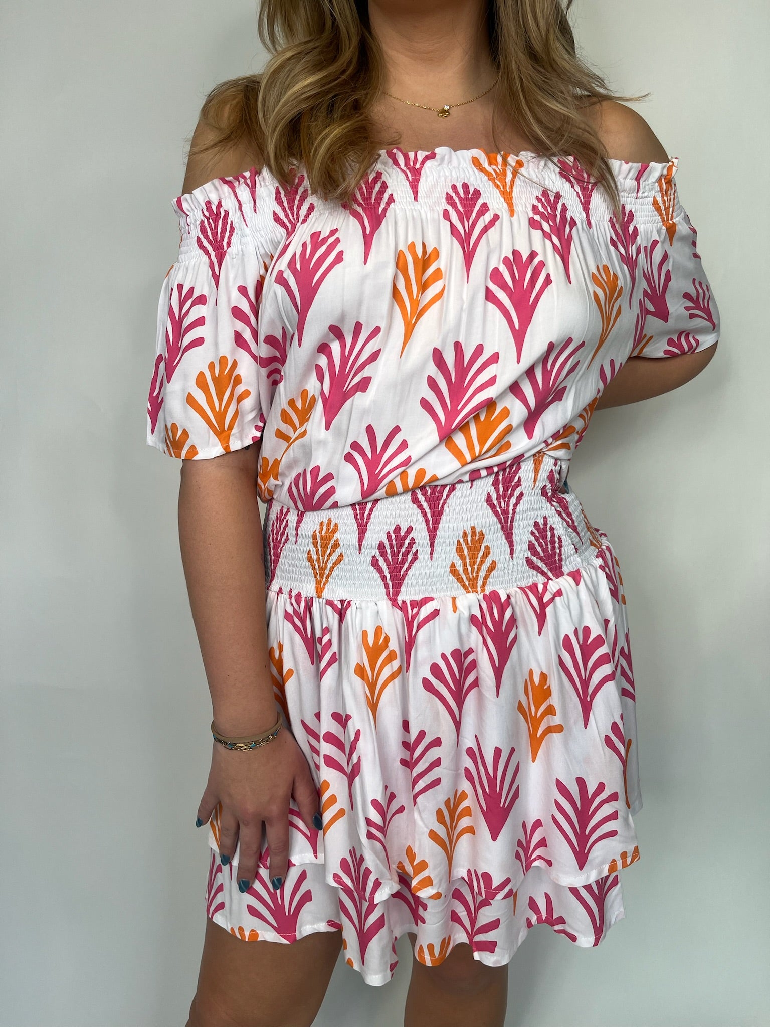 Skemo Seaweed New Gypsy Dress Pink | Vagabond Apparel Boutique