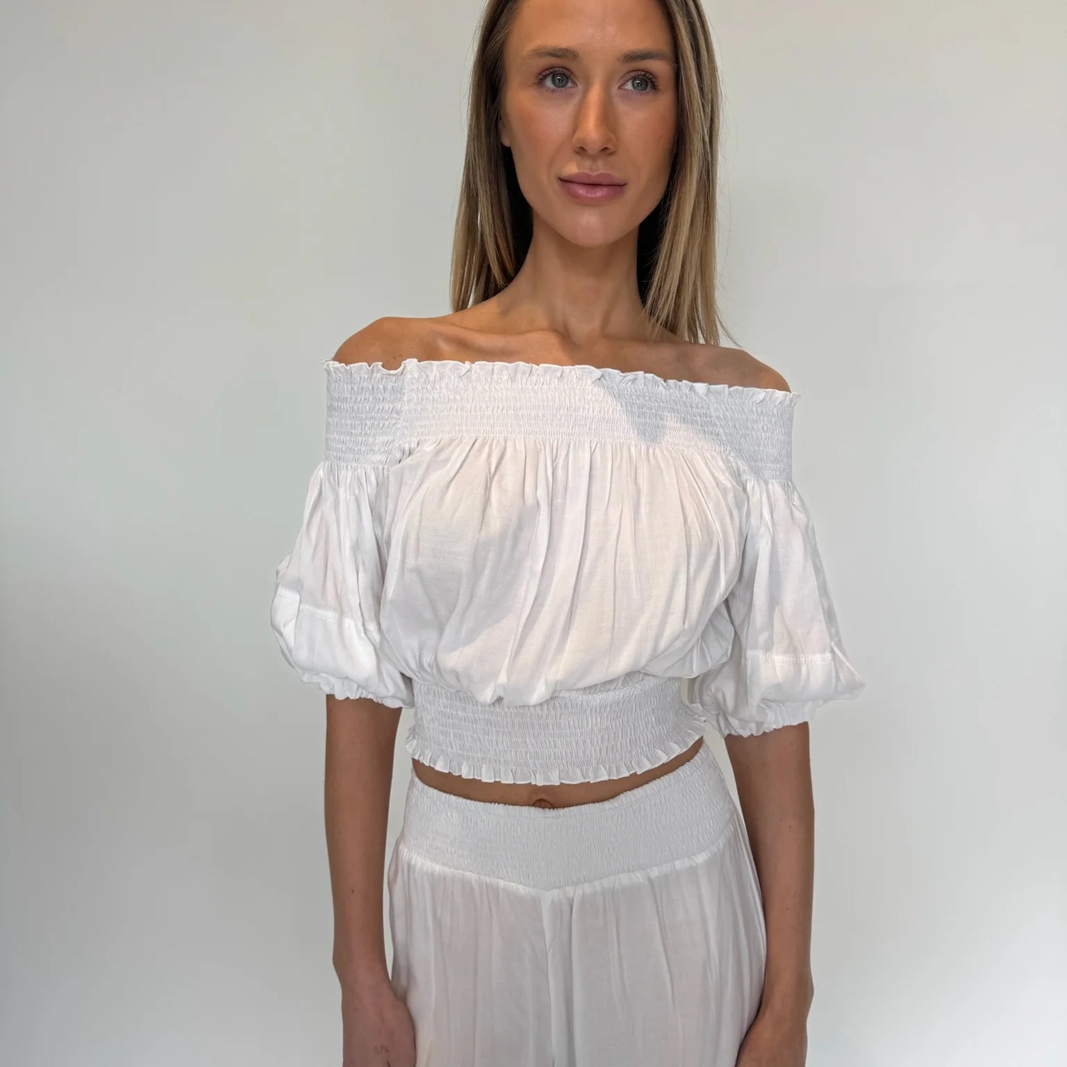 Skemo | Solids Leah Top | White | Vagabond | Apparel | Boutique