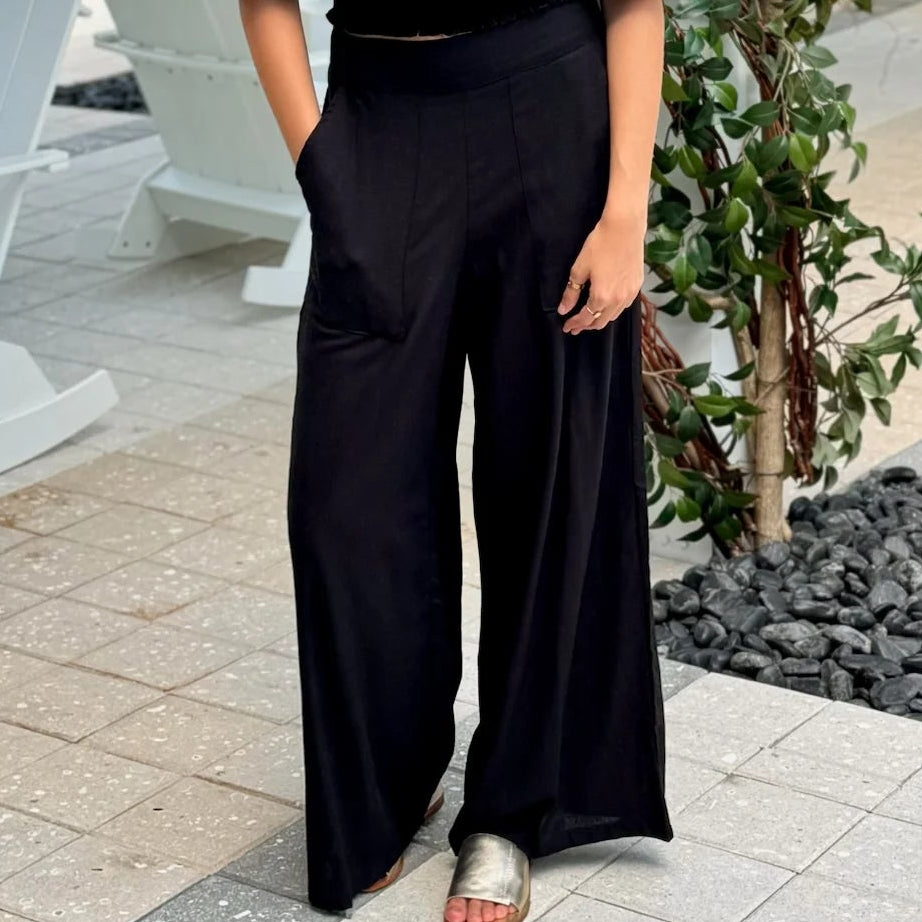 Sole | Nicole No Tie Pant | Black | Full | Vagabond | Apparel | Boutique