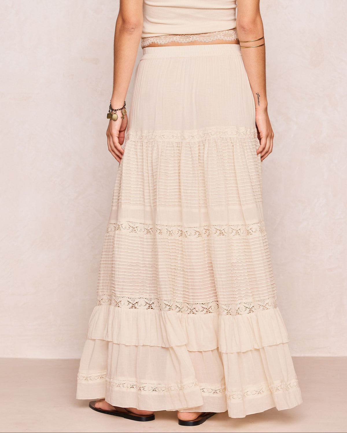 Spell | Ines Tiered Maxi Skirt | Vagabond | Apparel | Boutique