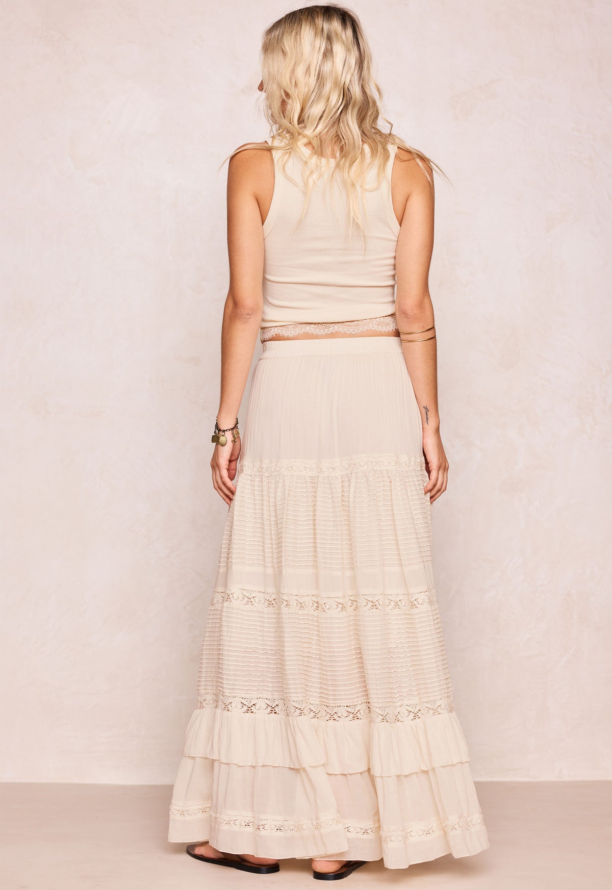 Spell | Ines Tiered Maxi Skirt | Vagabond | Apparel | Boutique