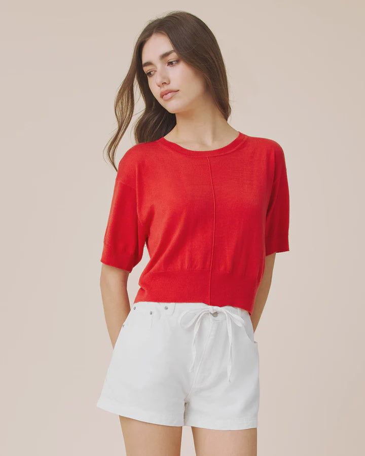 Splendid | Erica | Short Sleeve Sweater | Vagabond | Apparel | Boutique