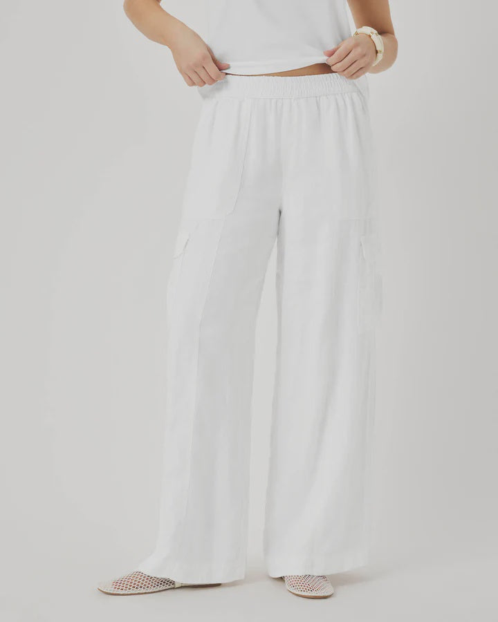 Splendid | Stella Linen Cargo Pant | Vagabond | Apparel | Boutique