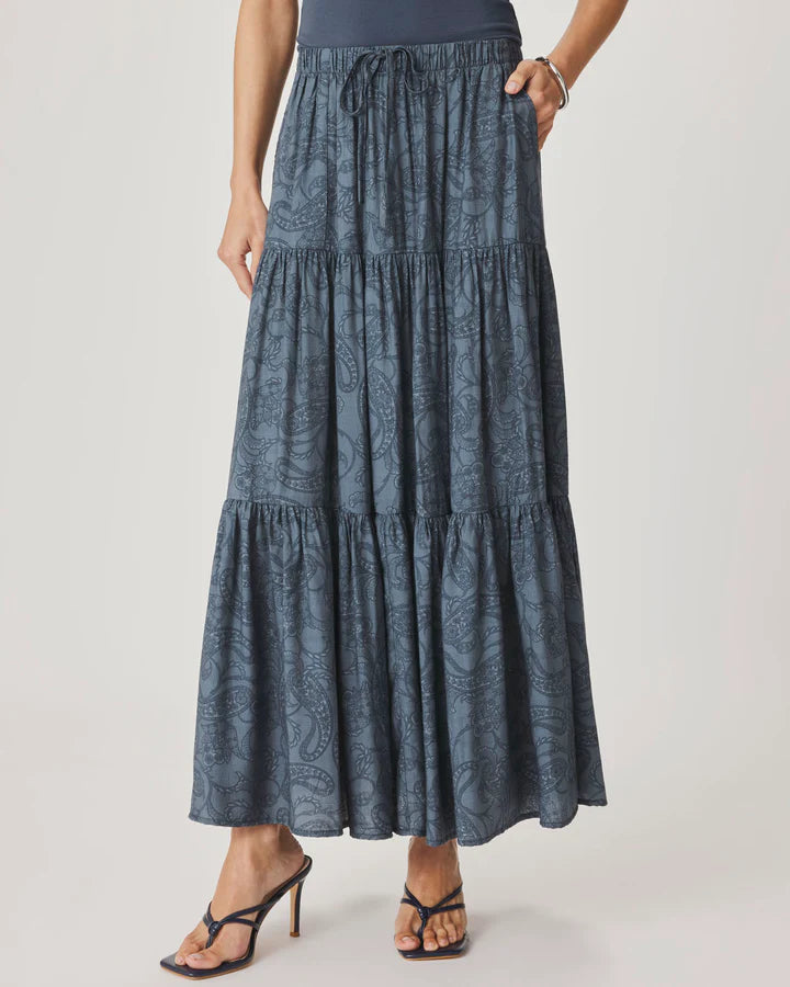 Splendid | Iris Paisley Skirt | Front | Vagabond | Apparel | Boutique