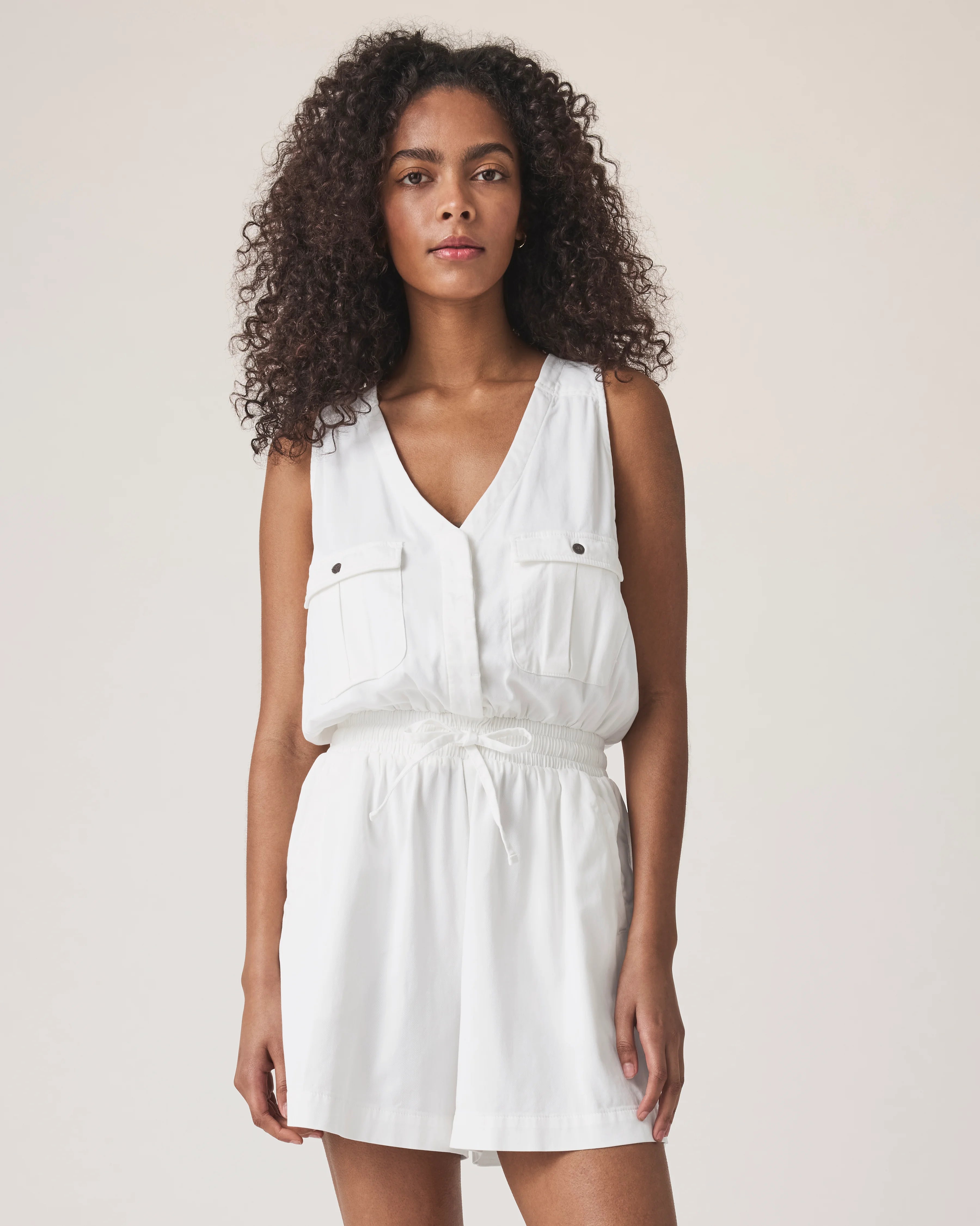 Splendid | Adelina Romper | White | Vagabond | Apparel | Boutique