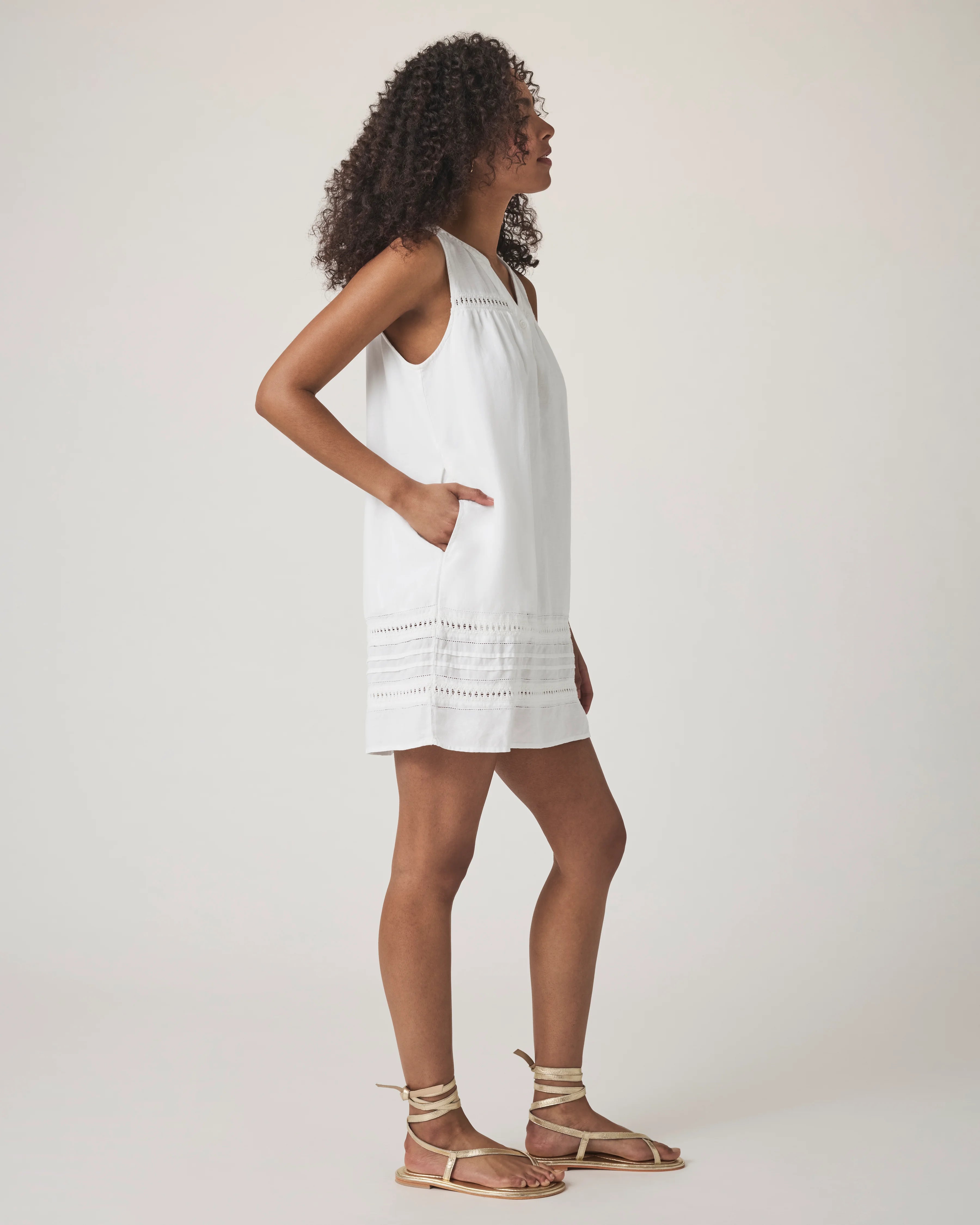 Splendid | Catalina Mini Dress | White | Vagabond | Apparel | Boutique